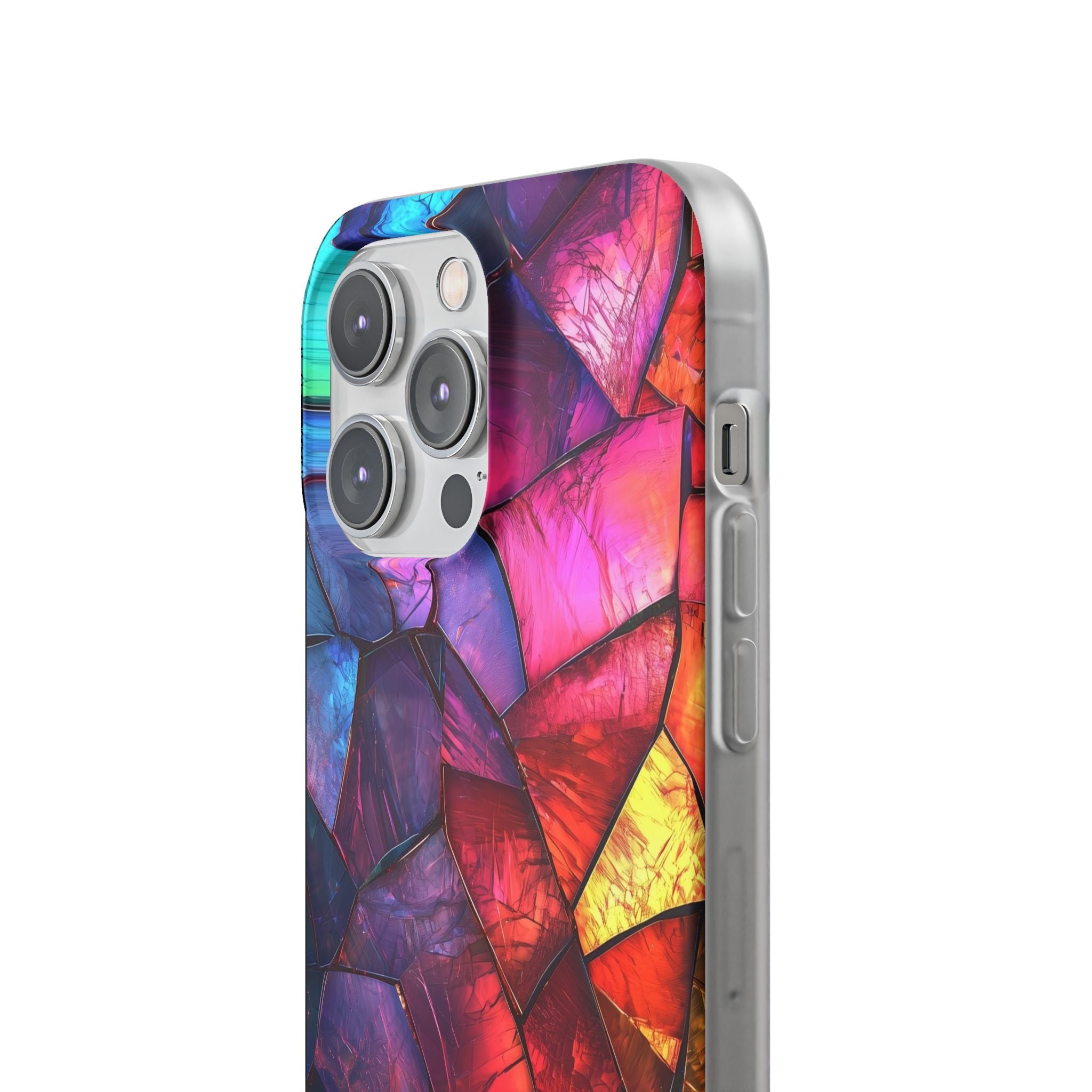 Cracked Prism iPhone 14 Pro Max Case - Soft