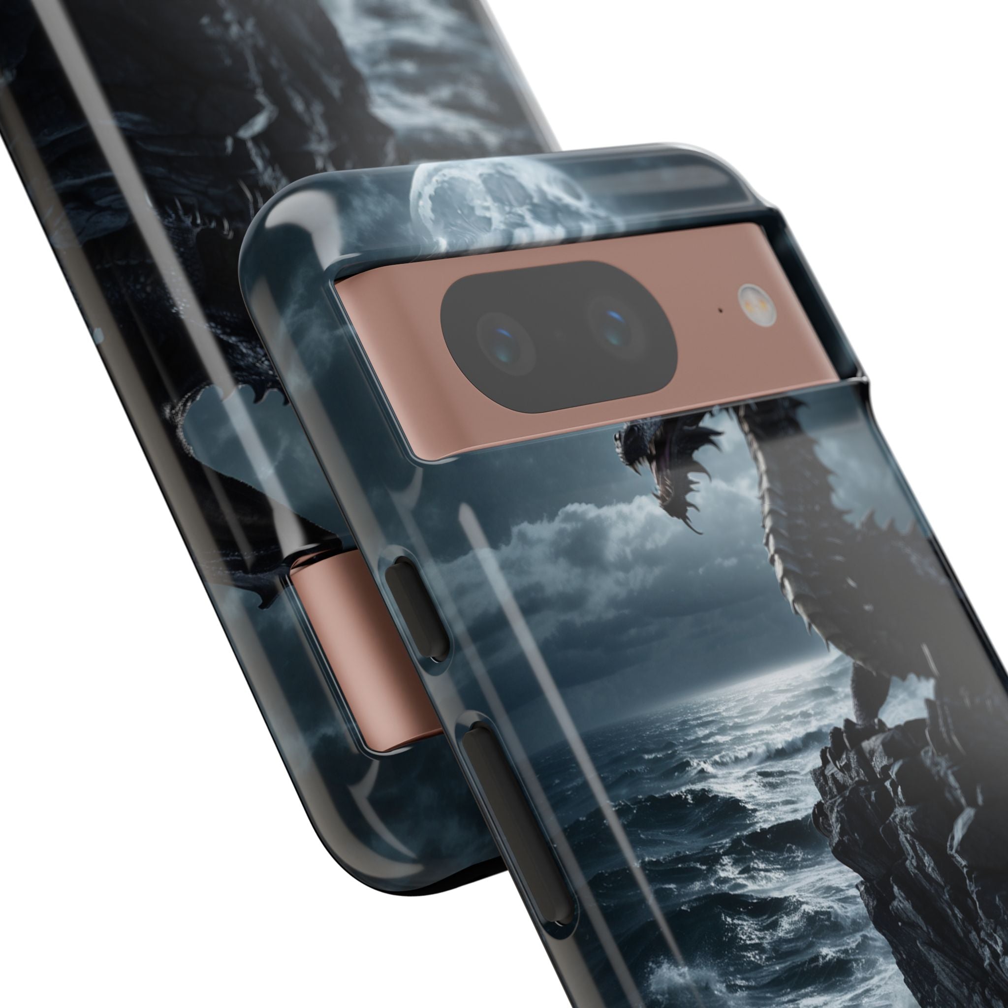 Dragon Roars Against Sea - Google Pixel Case
