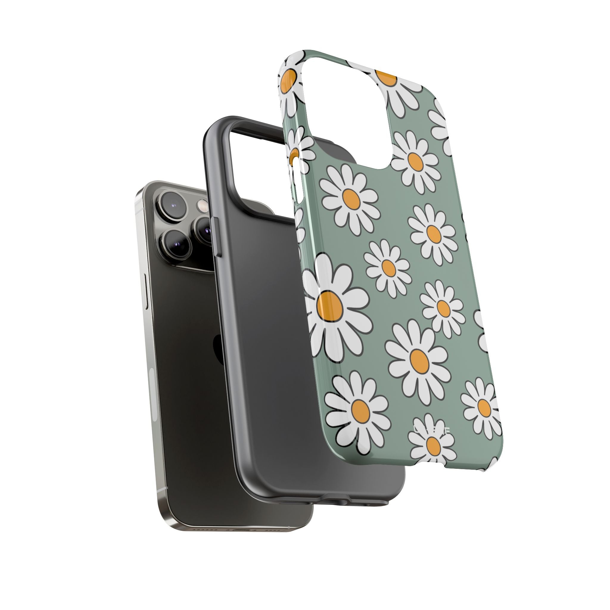 Daisies Dance Playfully - iPhone Case