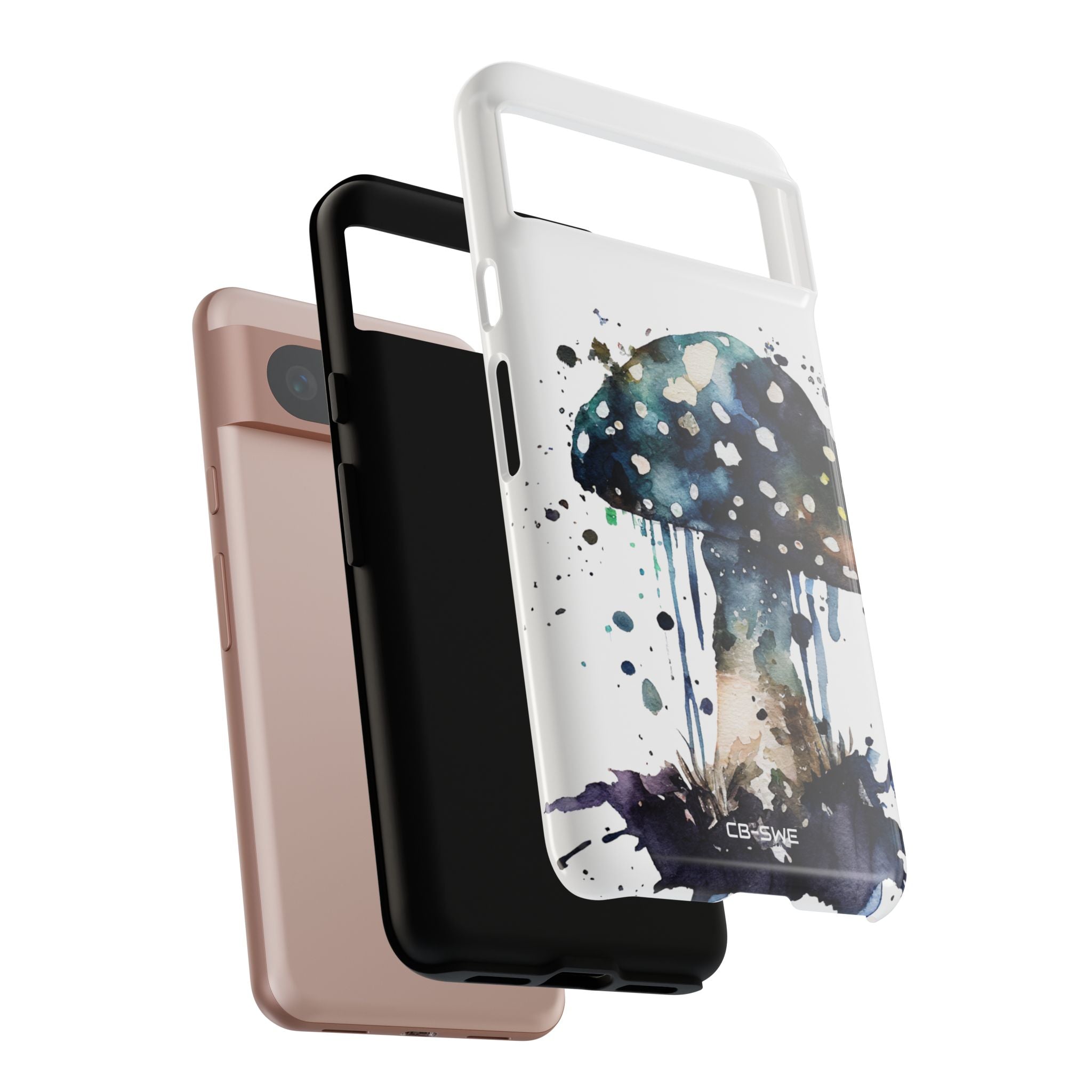 Whimsical Watercolor Mushroom - Google Pixel Case