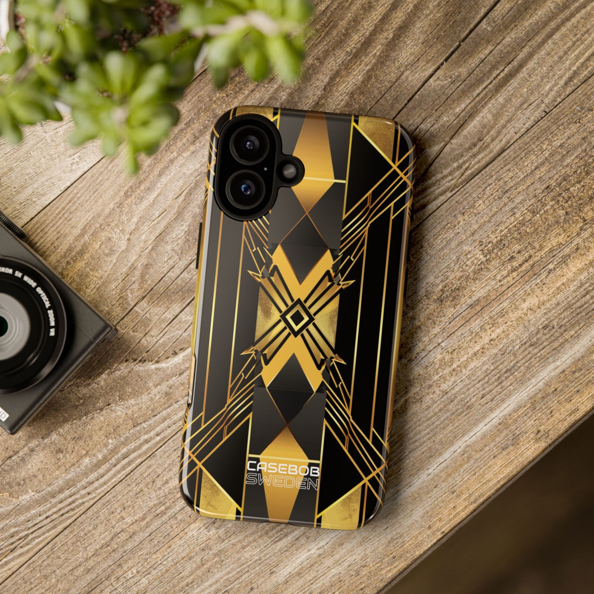 Golden Deco Symphony iPhone 16 - Tough