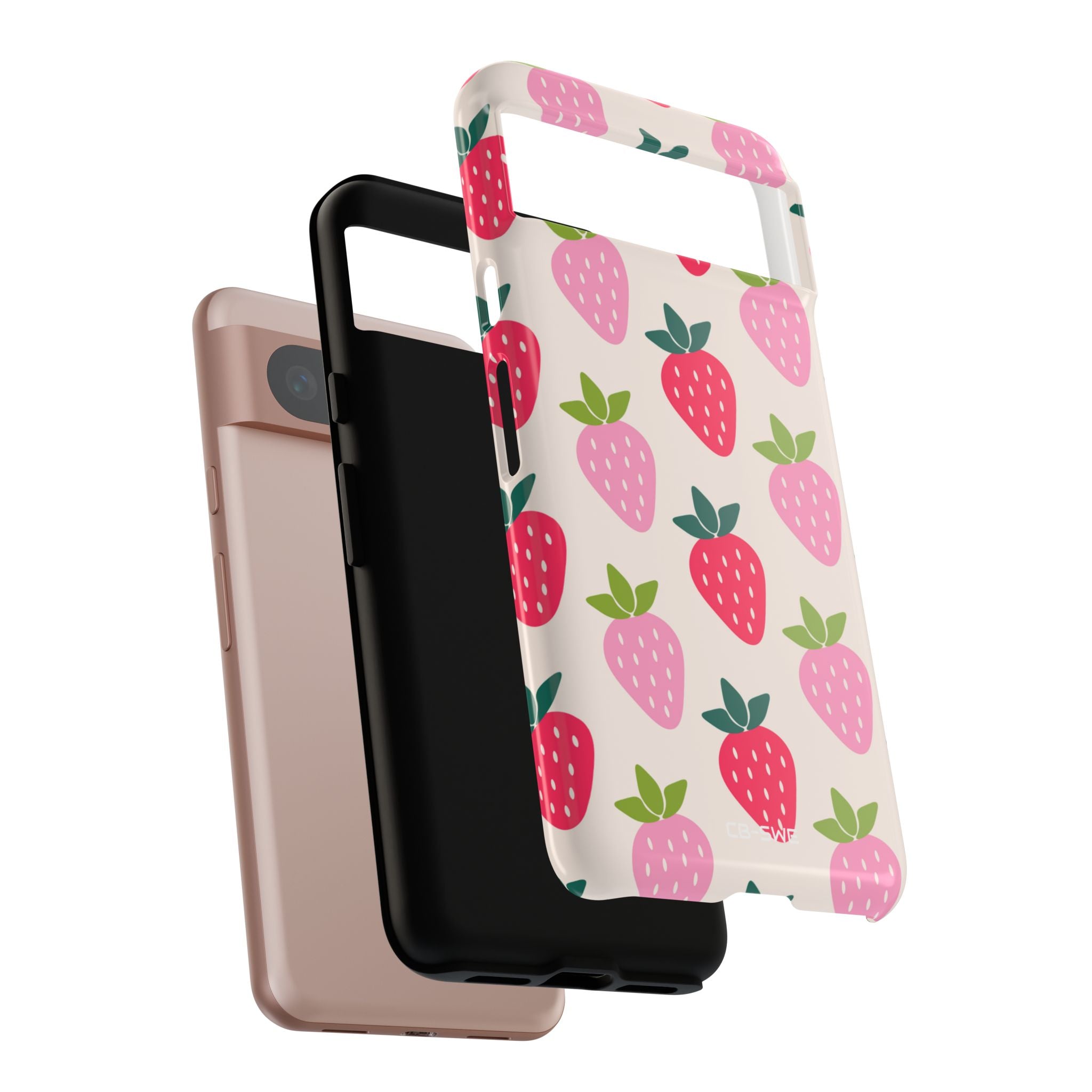Vibrant Strawberry Rhythm - Google Pixel Case