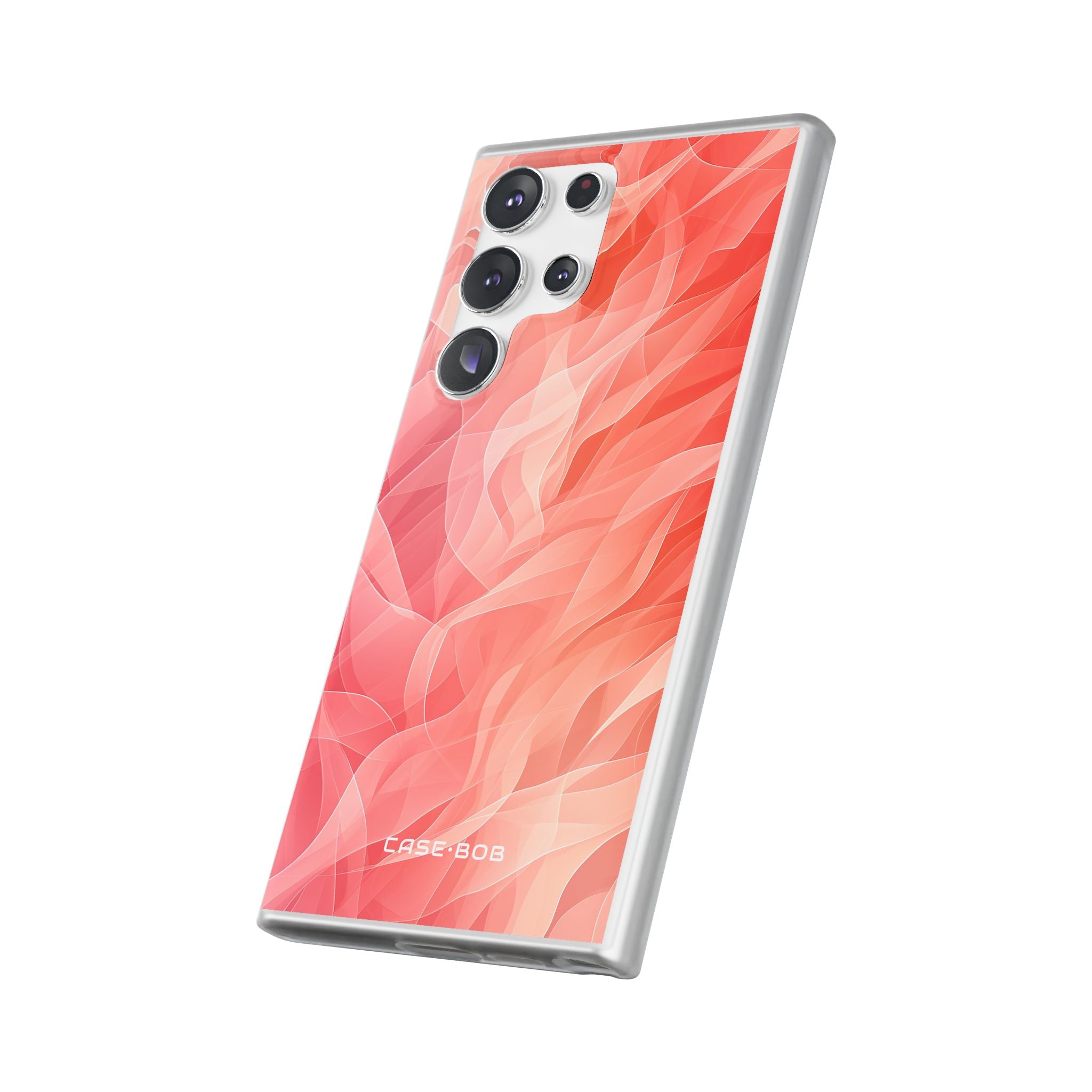 Peach Wave Drift Samsung S23 Ultra Case - Soft