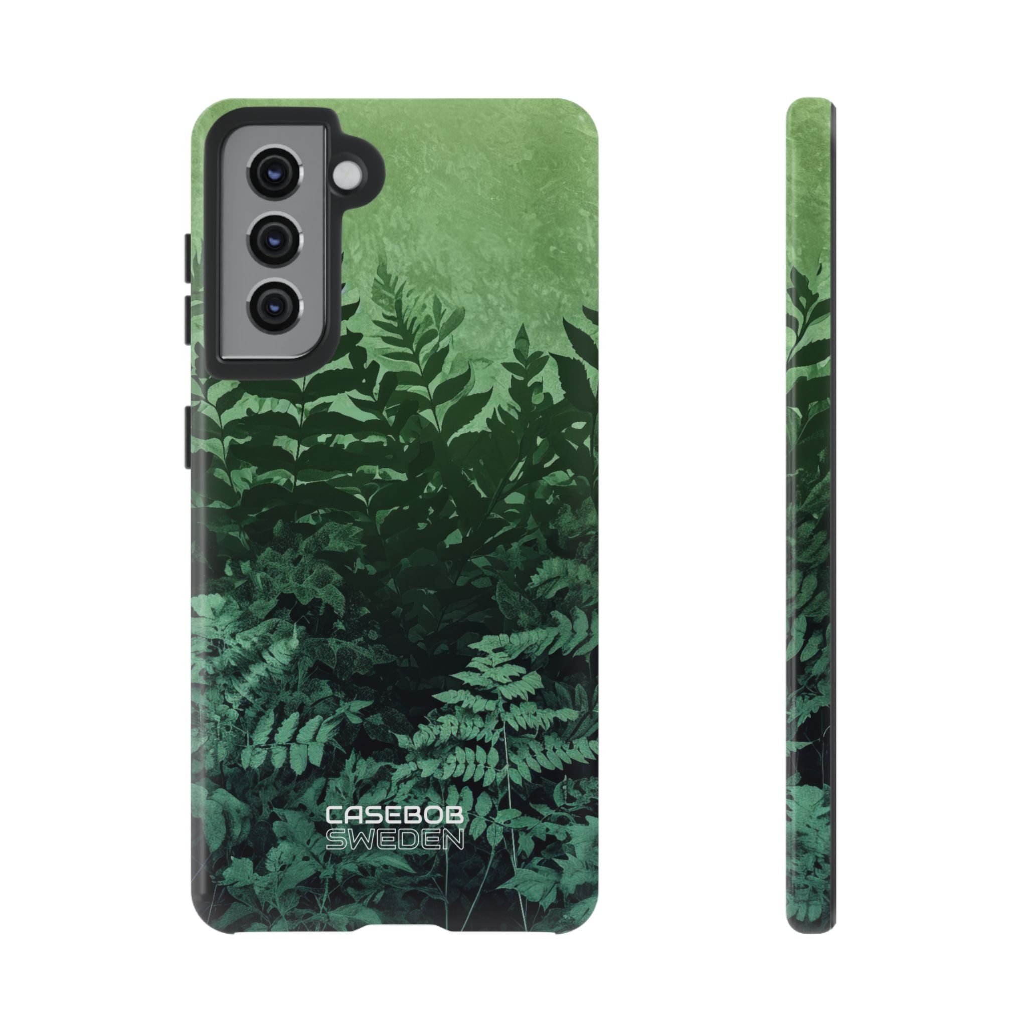 Siluetas de helechos verdes Samsung S21 - Tough