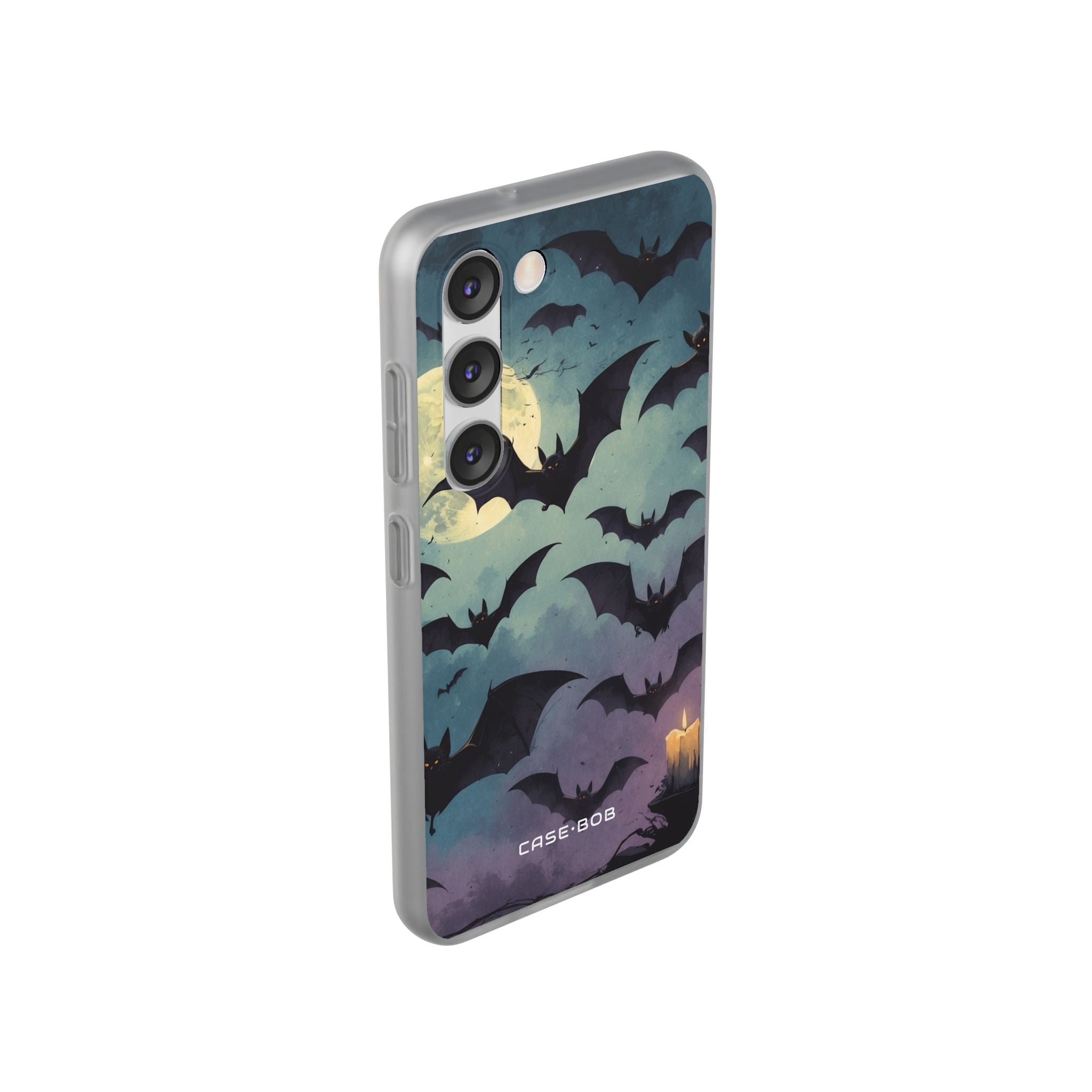 Glowing Bat Swarm Samsung S23 Case - Soft