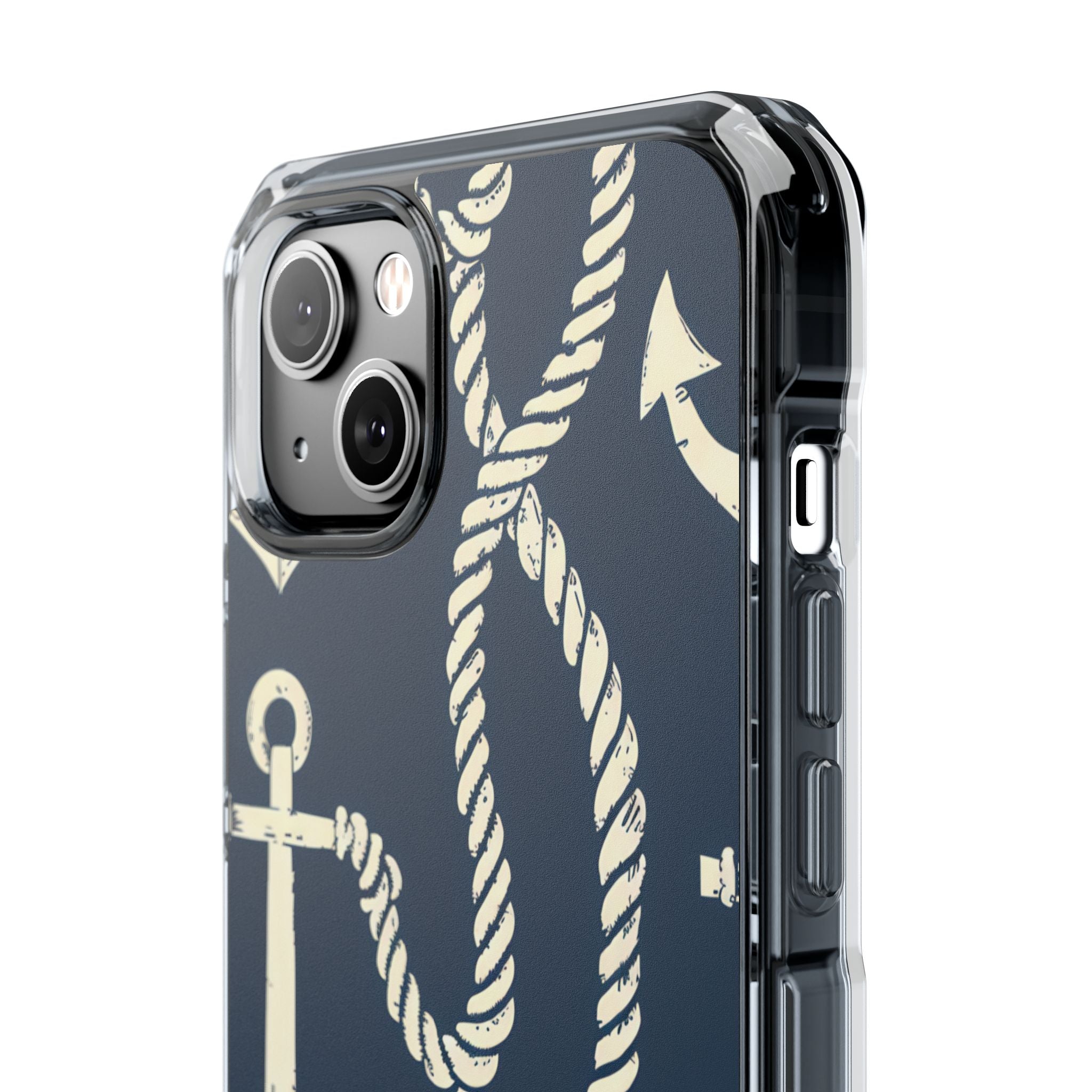 Nautical Anchors Rope iPhone 14 - Impact Clear+