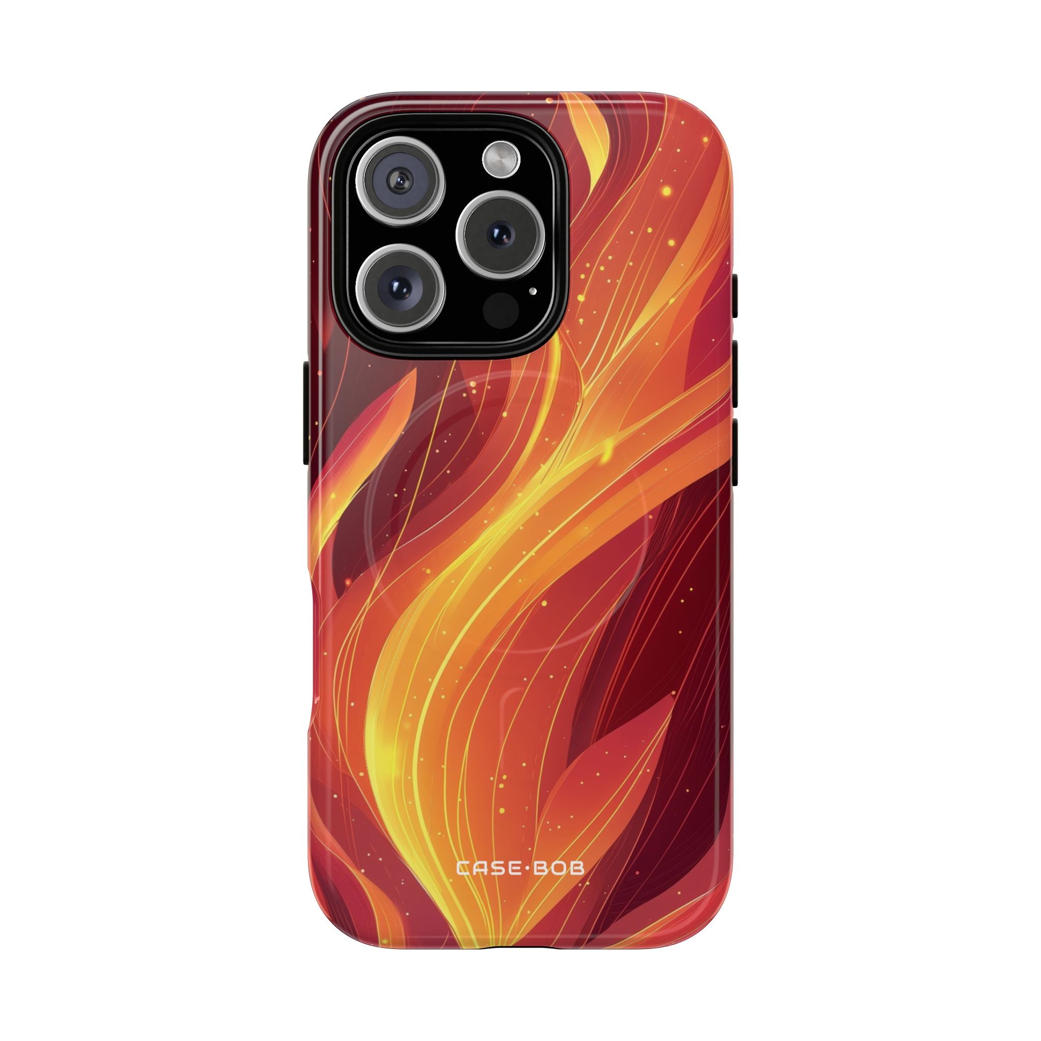 Flaming Flow iPhone 16 Pro Case - Tough+