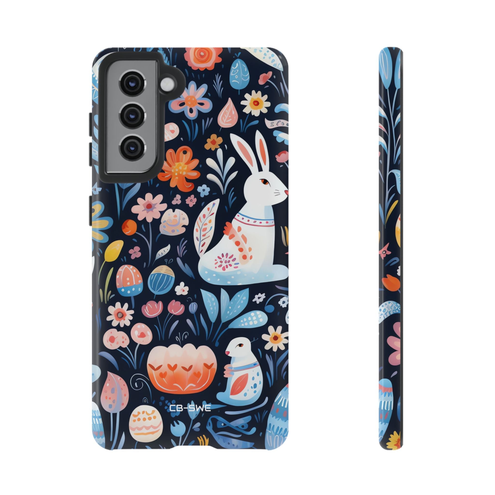 Bunnies Play Among Flowers - Samsung Case
