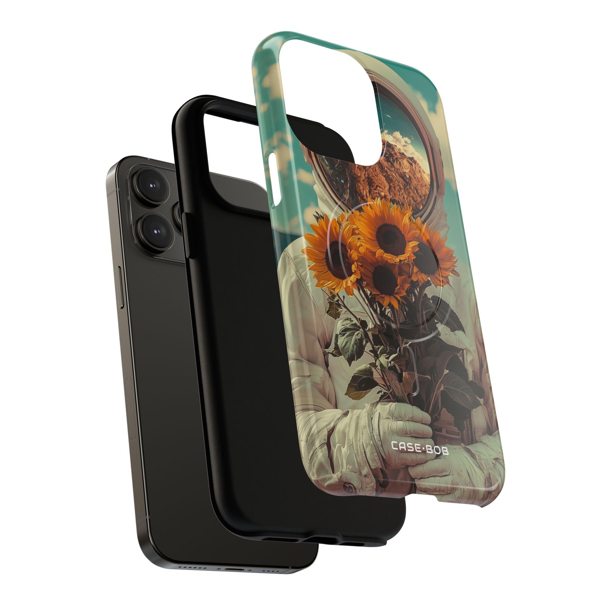 Sunflower Astronaut iPhone 14 Pro Max Case - Tough+