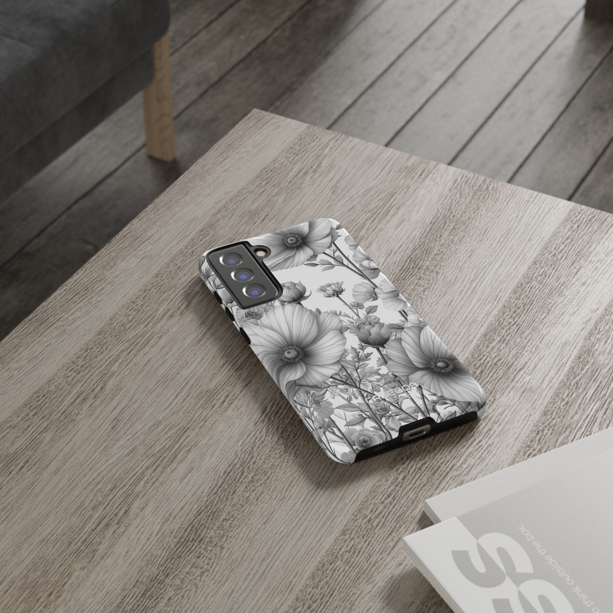 Vintage Floral Etching Samsung S21 - Tough