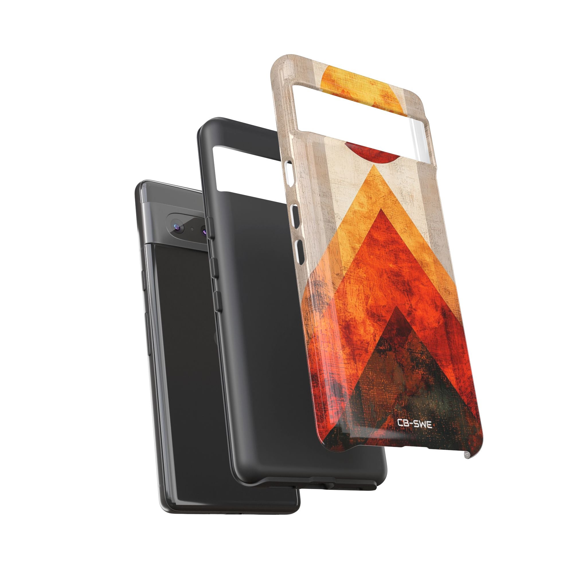 Sun Embraces Mountains - Google Pixel Case
