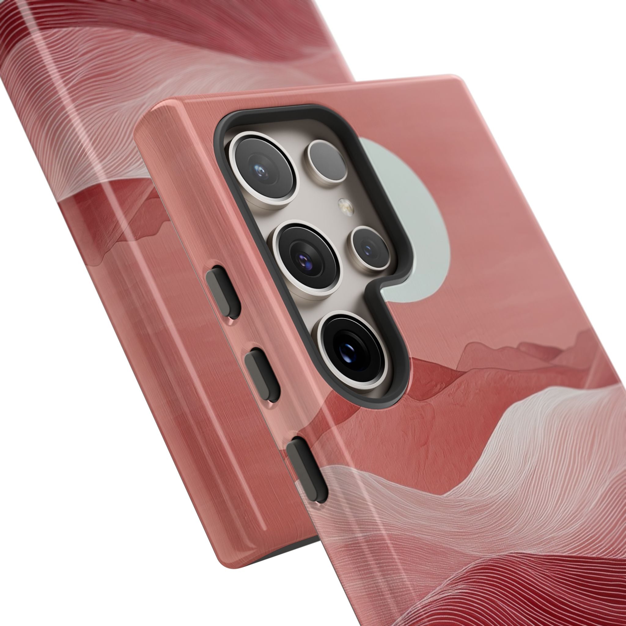 White Orb Dunes Samsung S24 Ultra Case - Tough