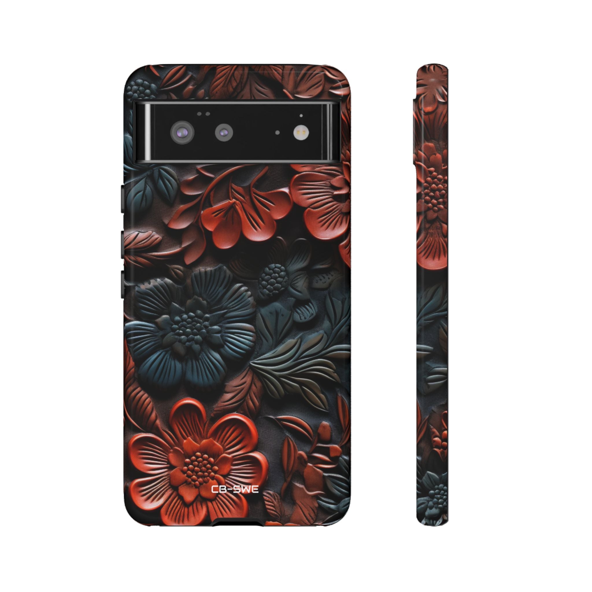 Sculpted Floral Elegance - Google Pixel Case