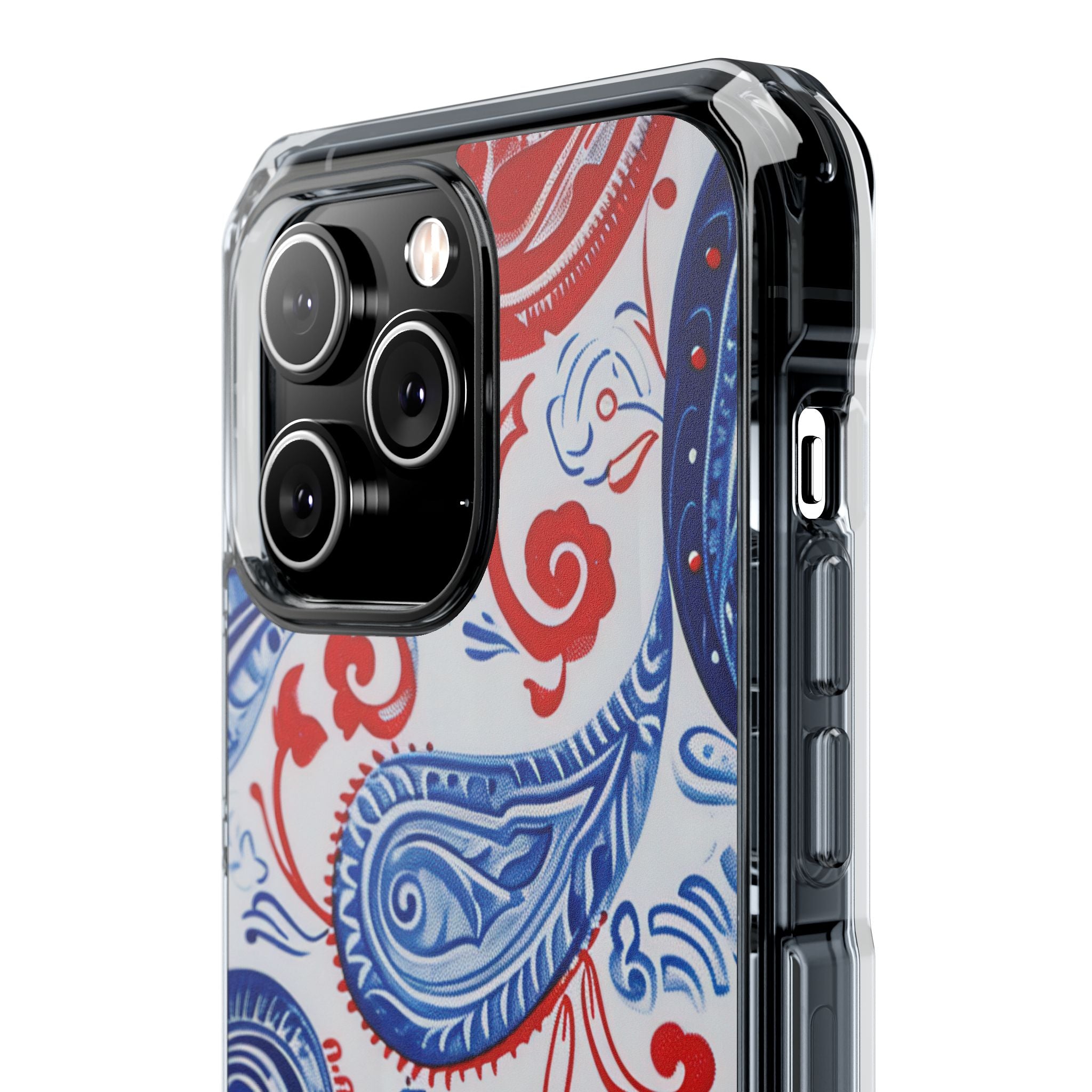 Vibrant Paisley Swirls iPhone 14 - Impact Clear+
