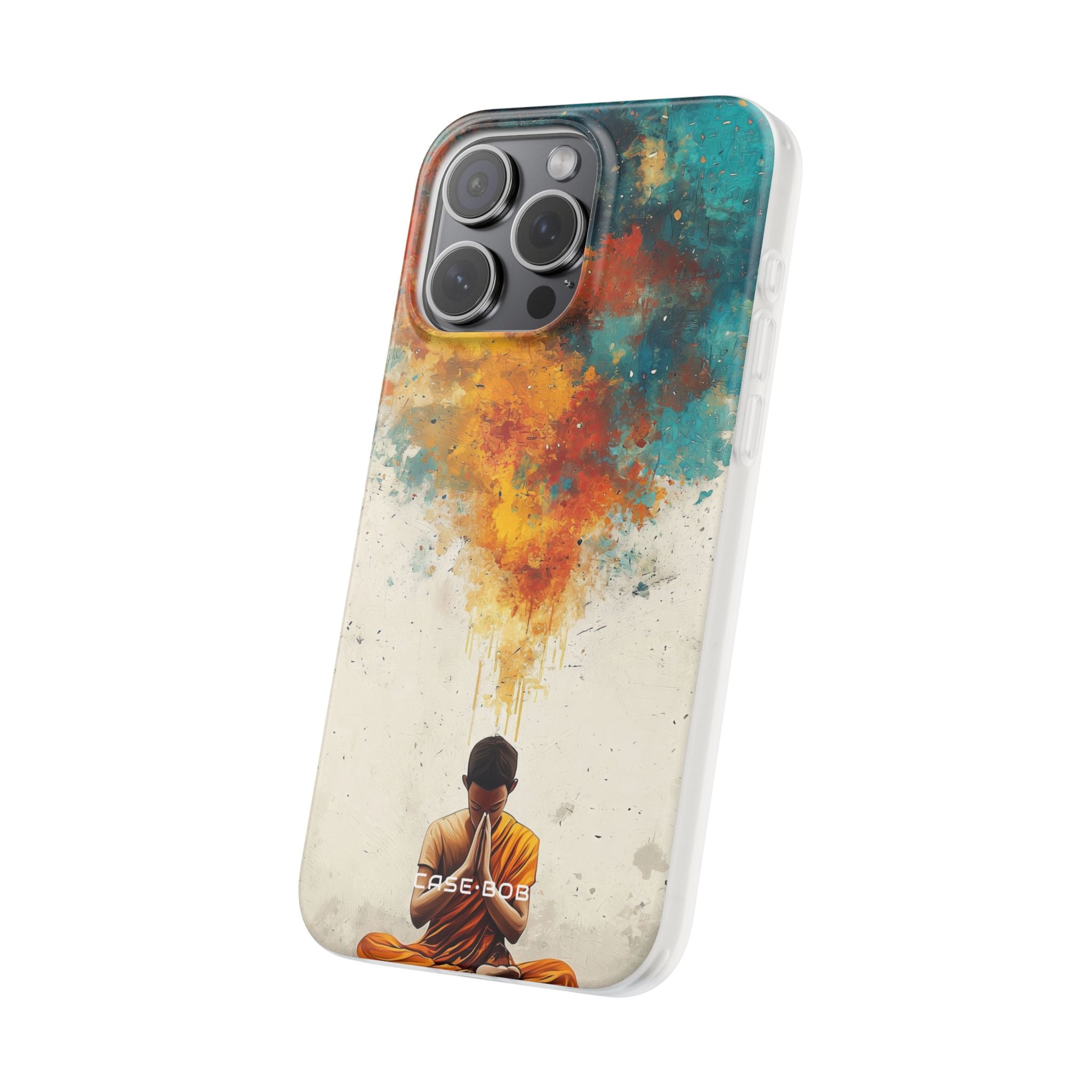Meditative Glow iPhone 15 Pro Max Case - Soft