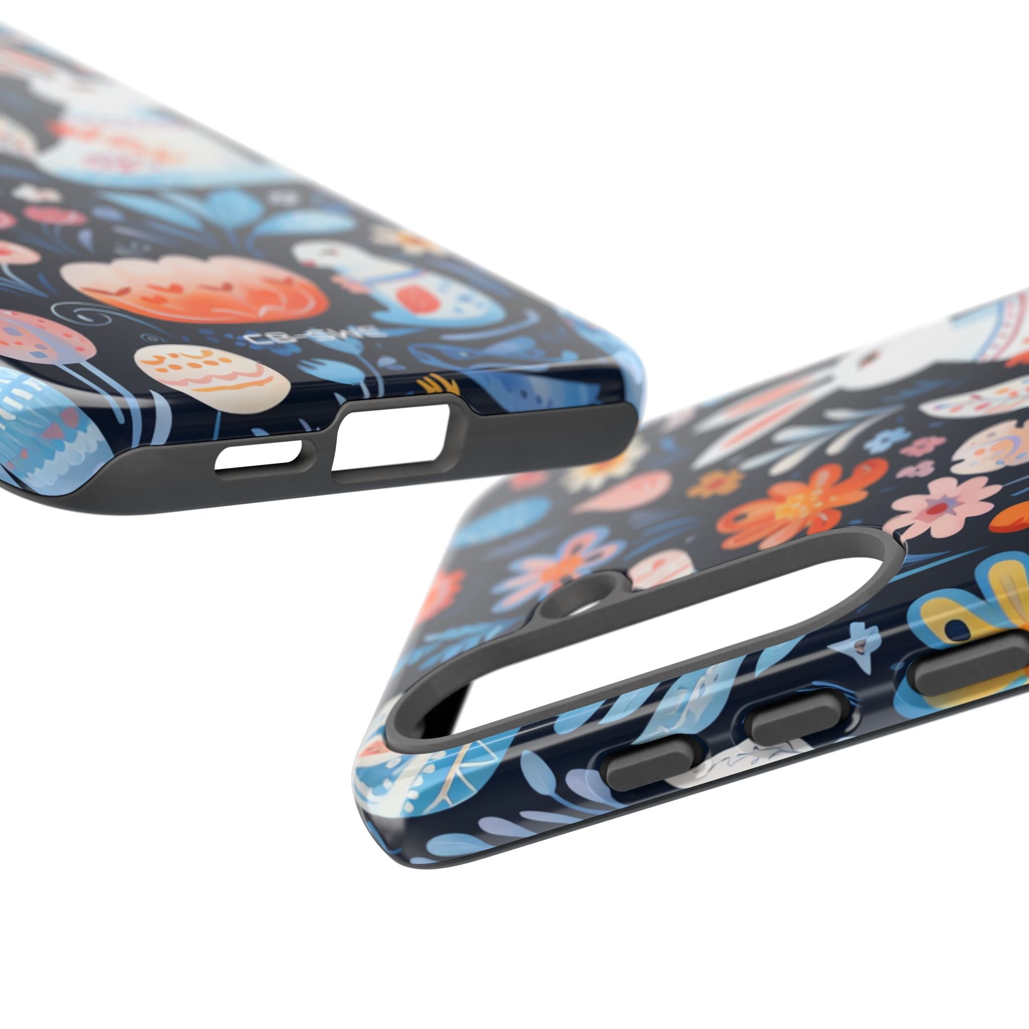 Bunnies Play Among Flowers - Samsung Case