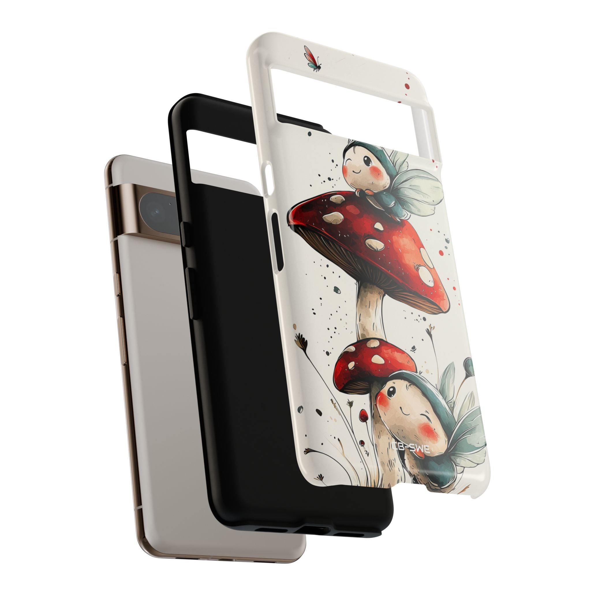 Mushrooms Entertain Fairies - Google Pixel Case