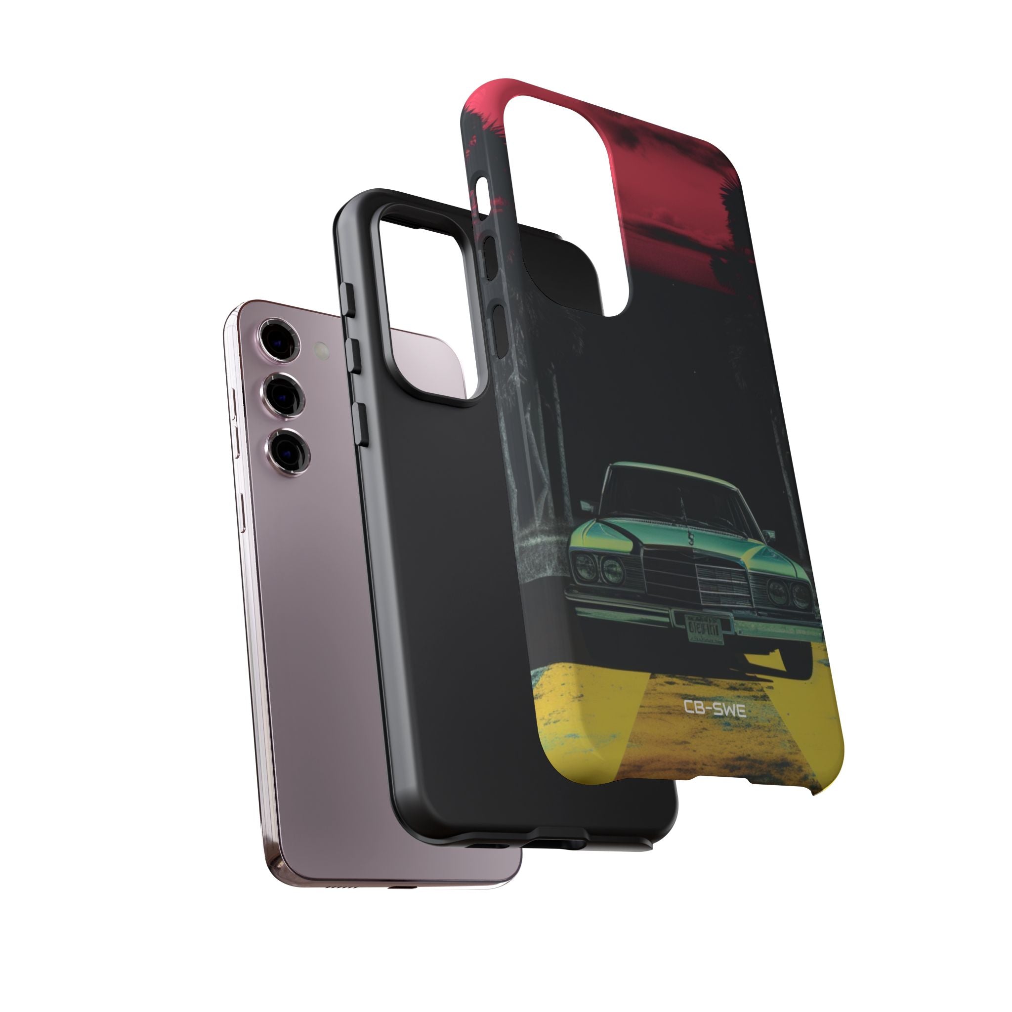 Retro Futuristic Nightscape - Samsung Case