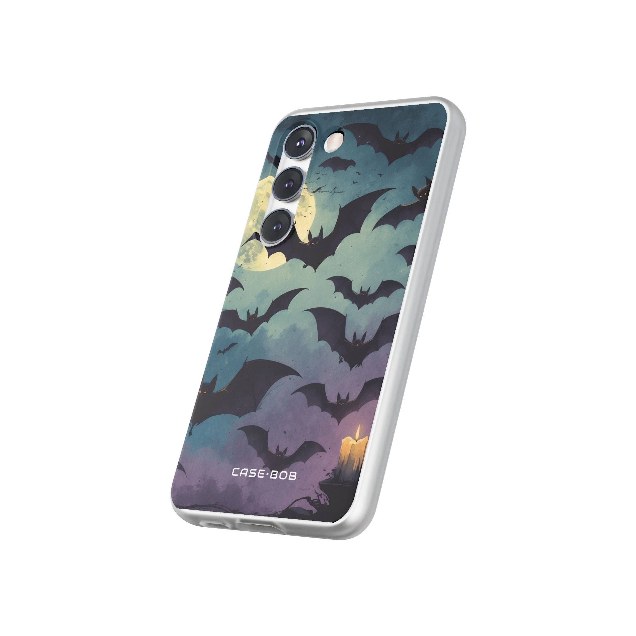 Glowing Bat Swarm Samsung S23 Case - Soft