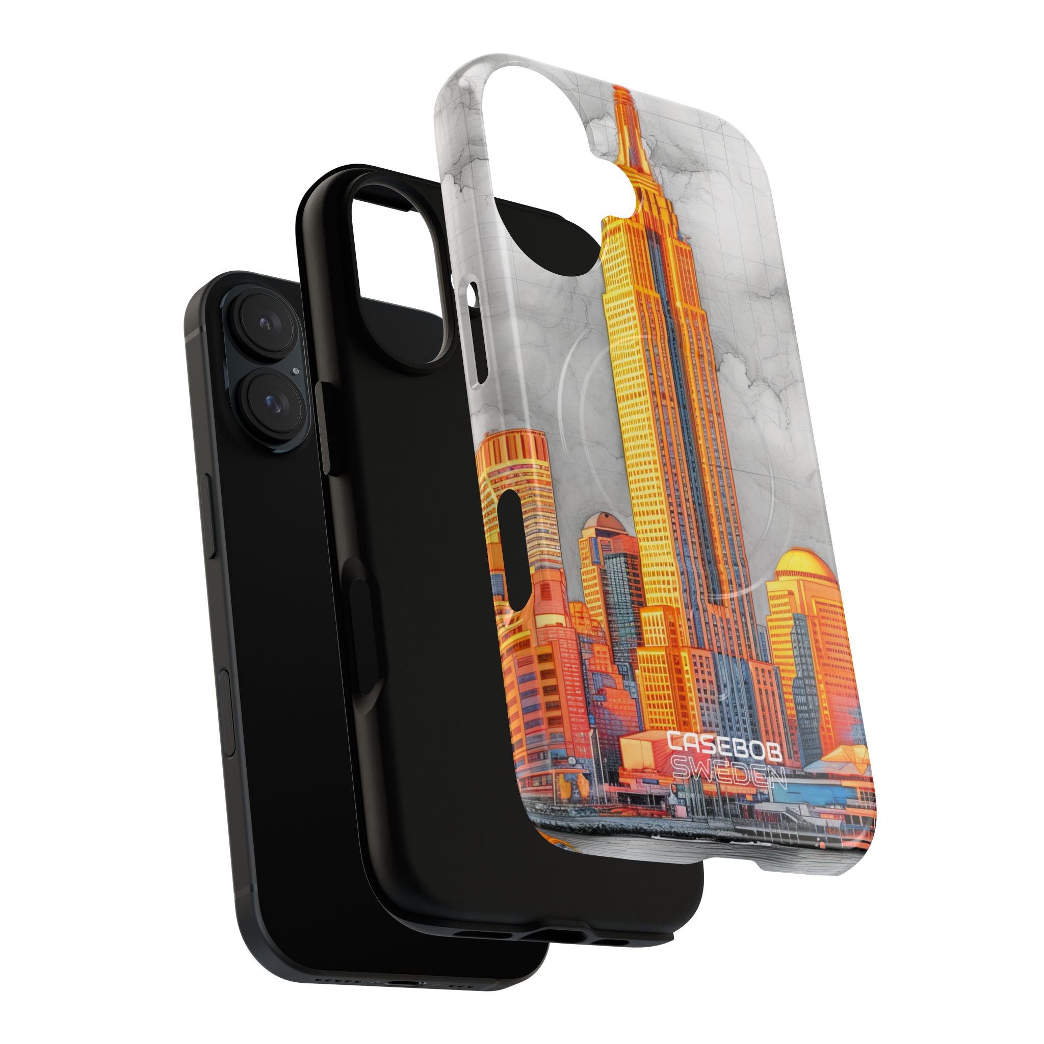 Vibrant City Skyline iPhone 16 - Tough+