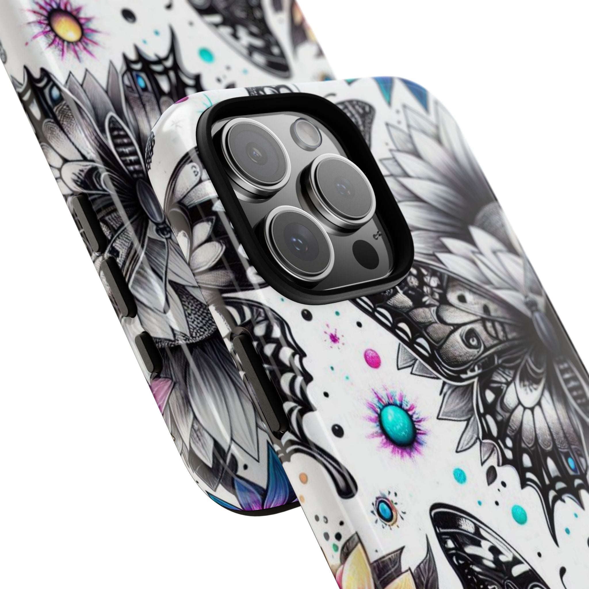 Butterfly Bloom iPhone 16 Pro Max Case - Tough