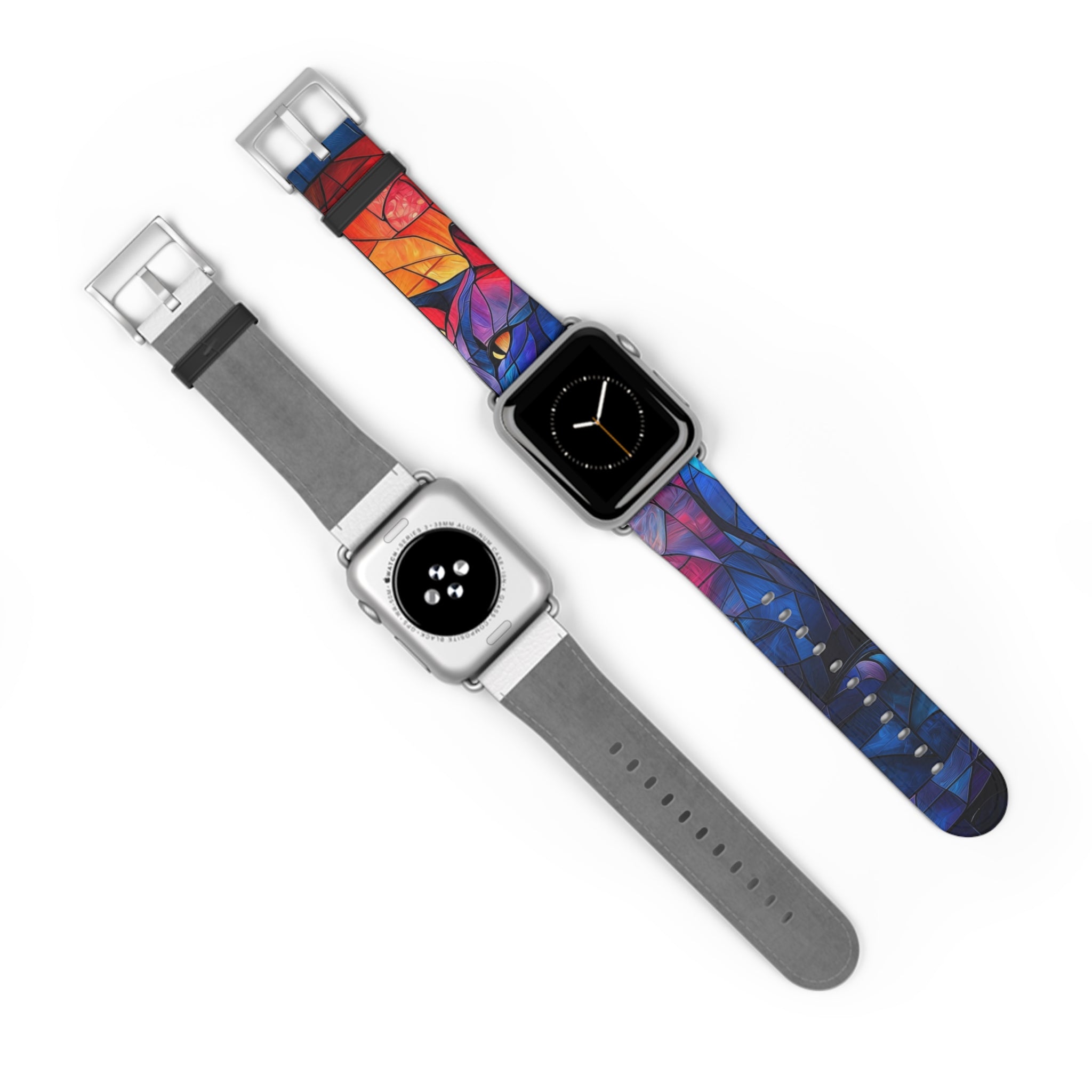 Stained Glass Cat - Watch Band