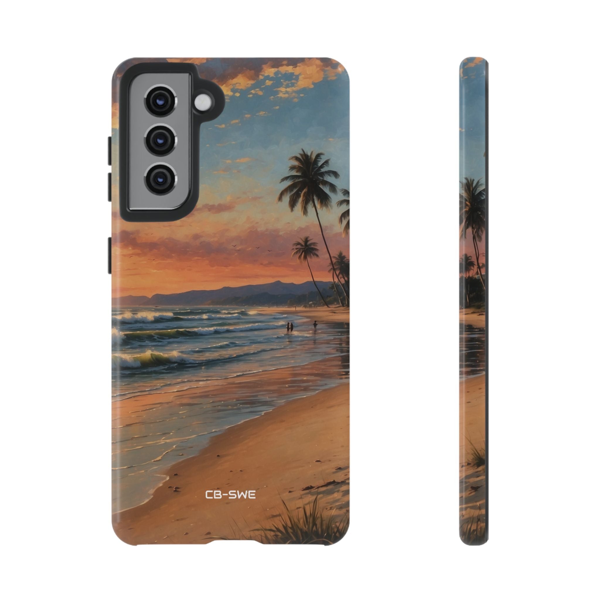 Golden Waves Embrace - Samsung Case