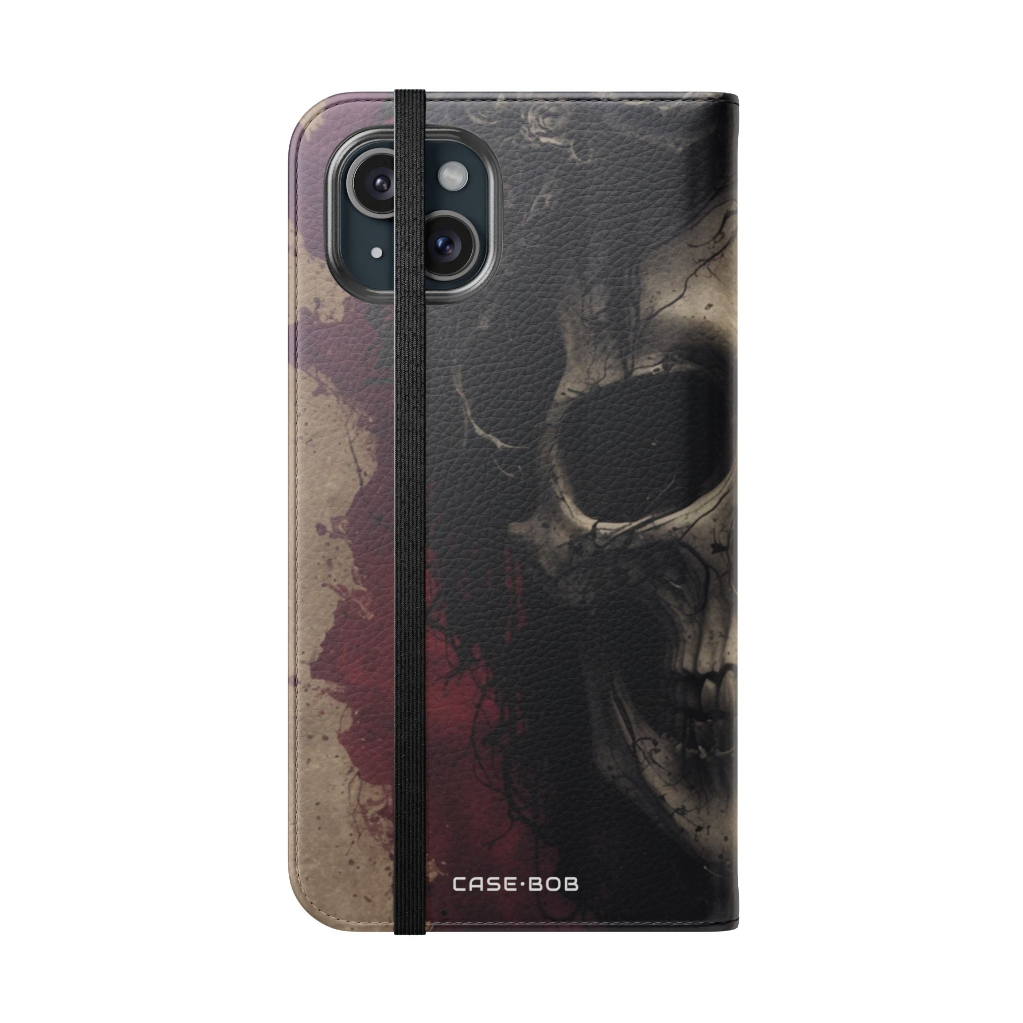 Skull Thorn Crown - iPhone 15 Plus Case - Wallet
