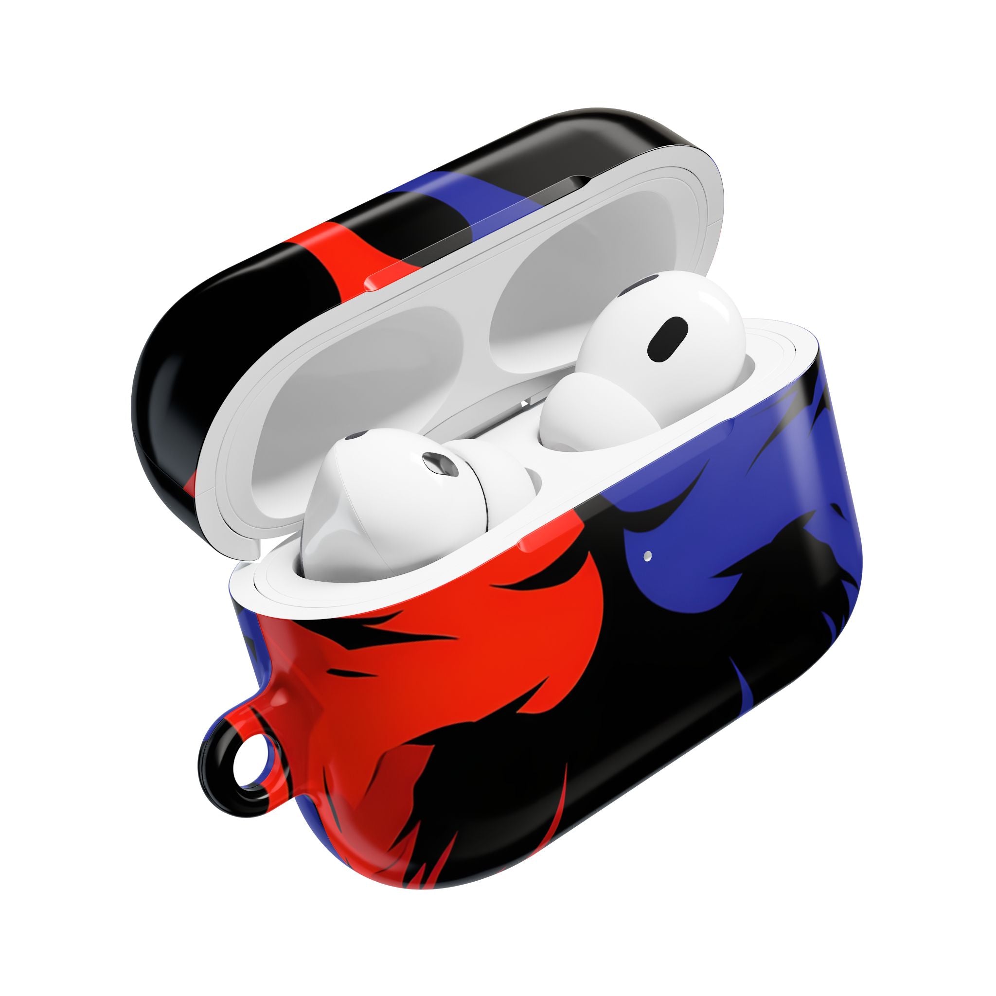 Dual Skulls RedBlue - AirPods Case