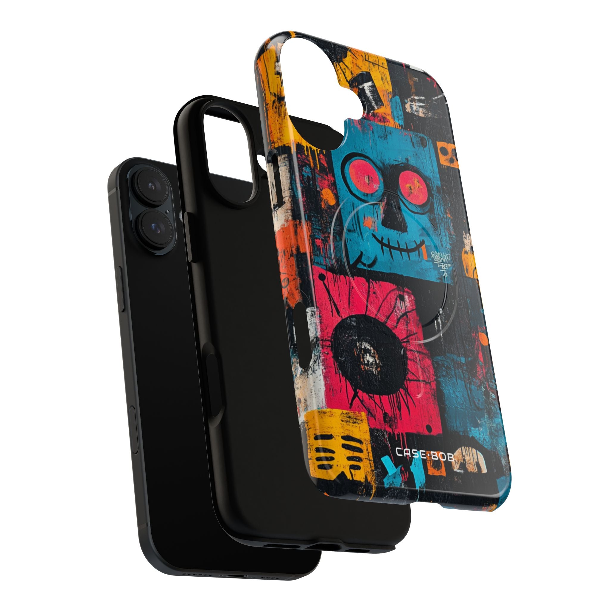 Blue Stitch Smile iPhone 16 Plus Case - Tough+