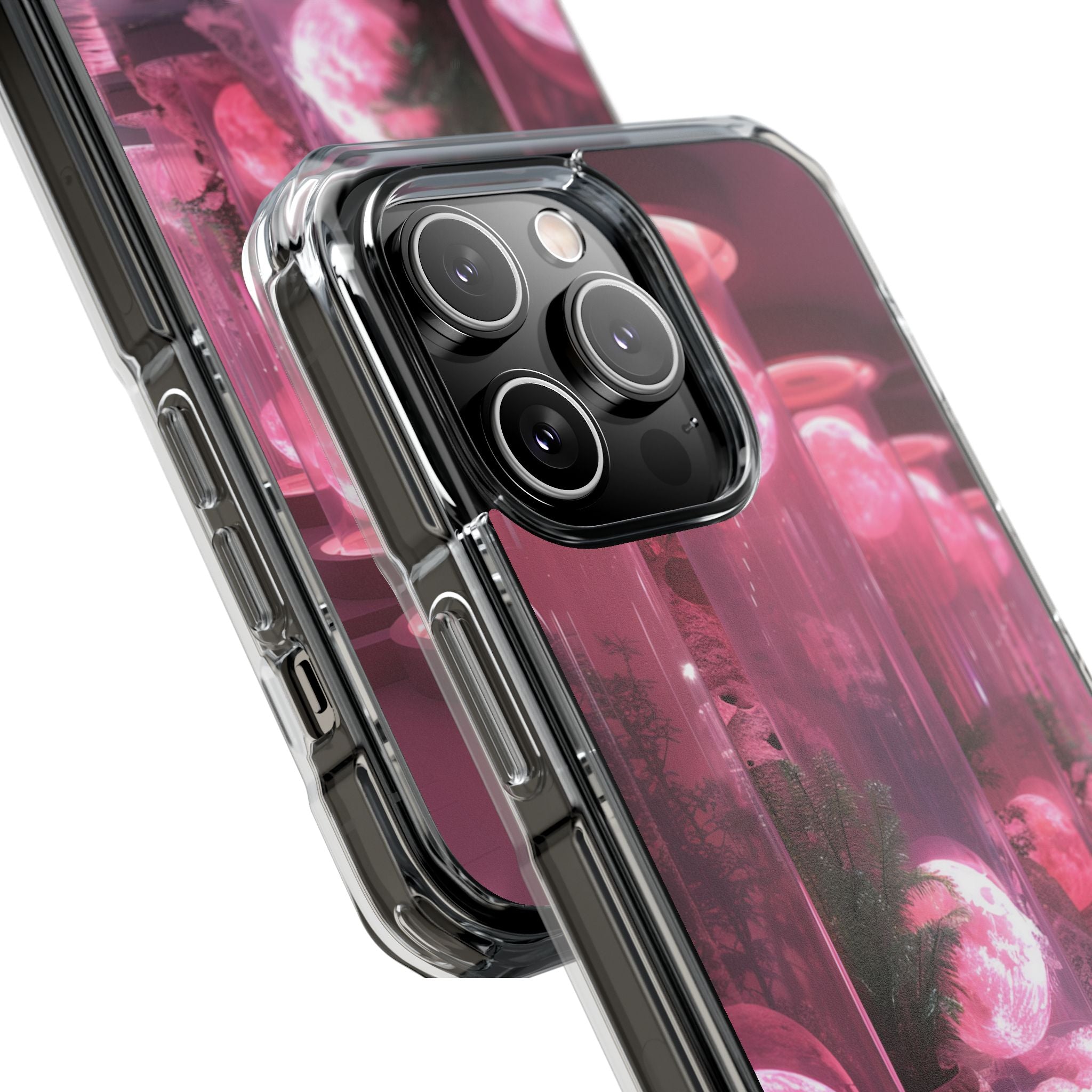 Futuristic Moon Garden iPhone 14 - Impact Clear+