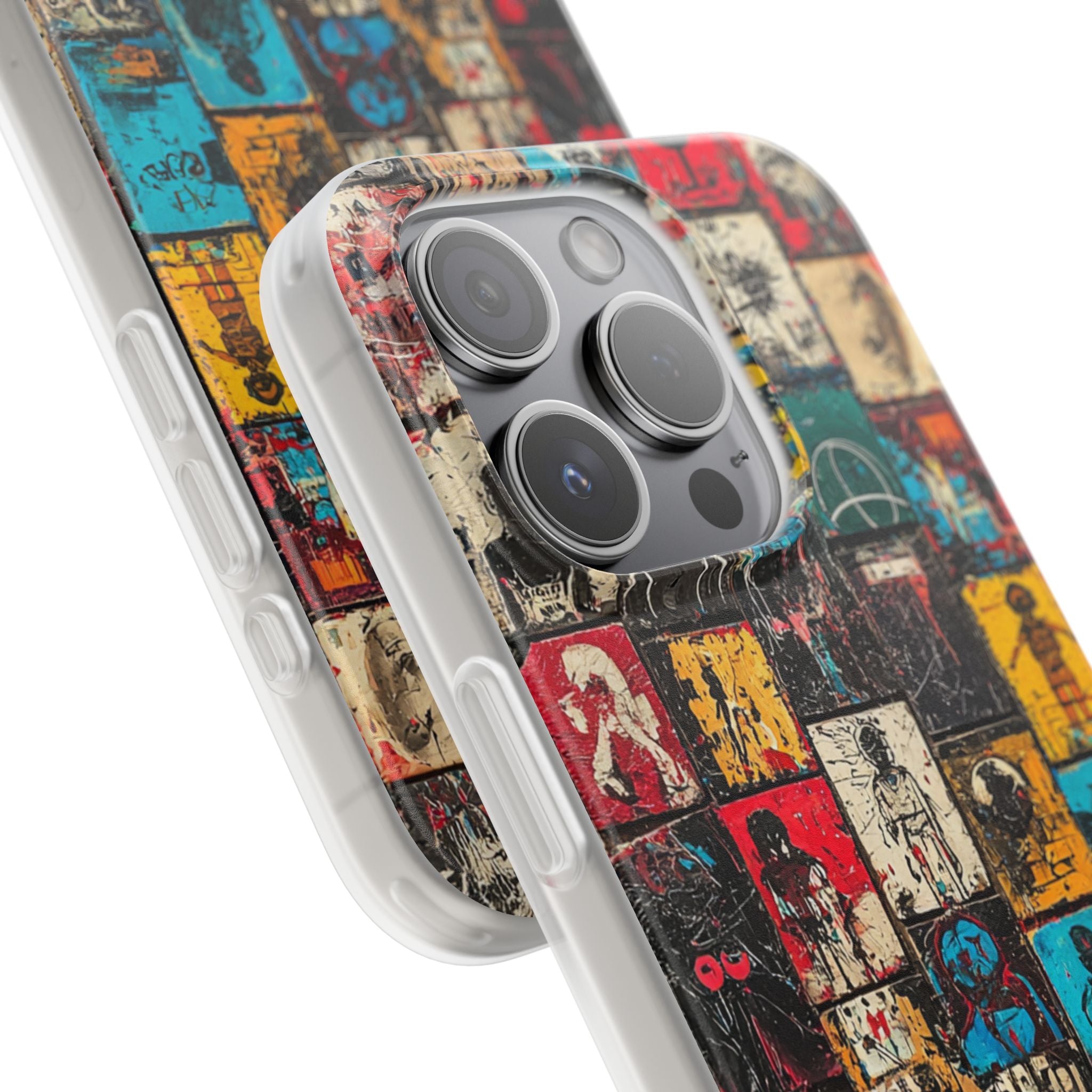 Figured Grid iPhone 15 Pro Case - Soft