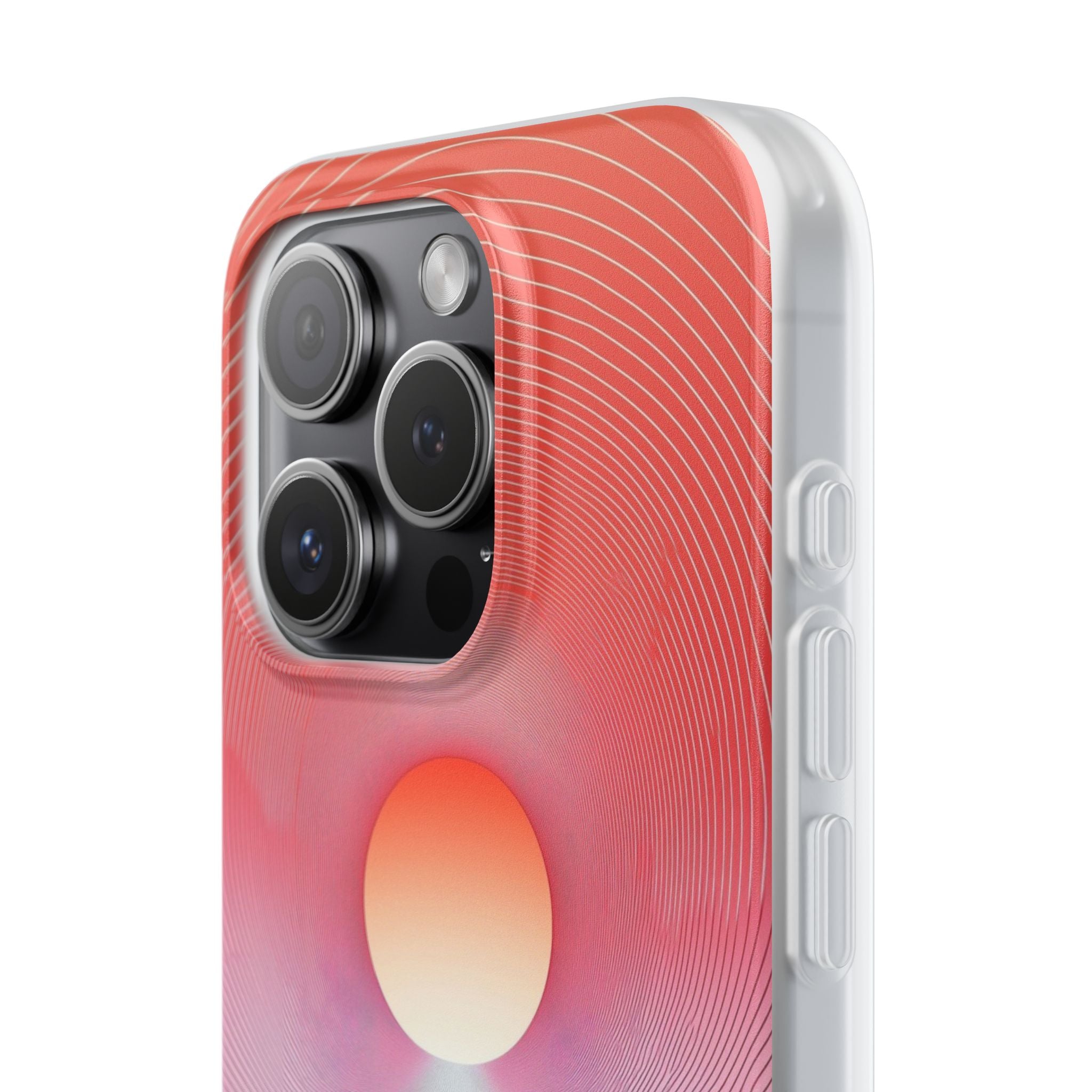Orange Portal iPhone 15 Pro Case - Soft