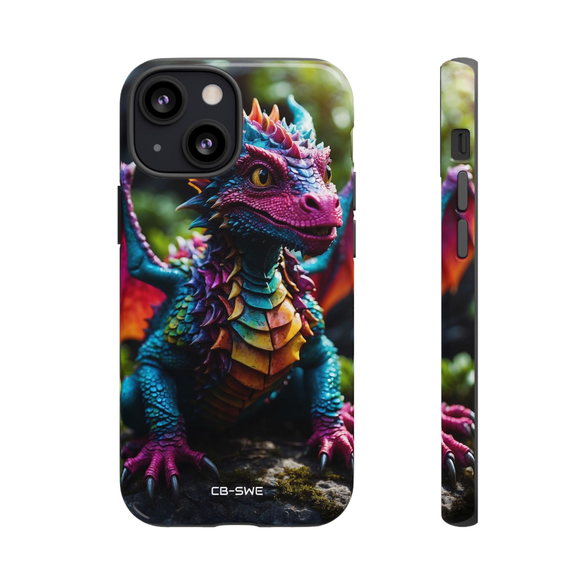 Friendly Dragon Smiles - iPhone Case