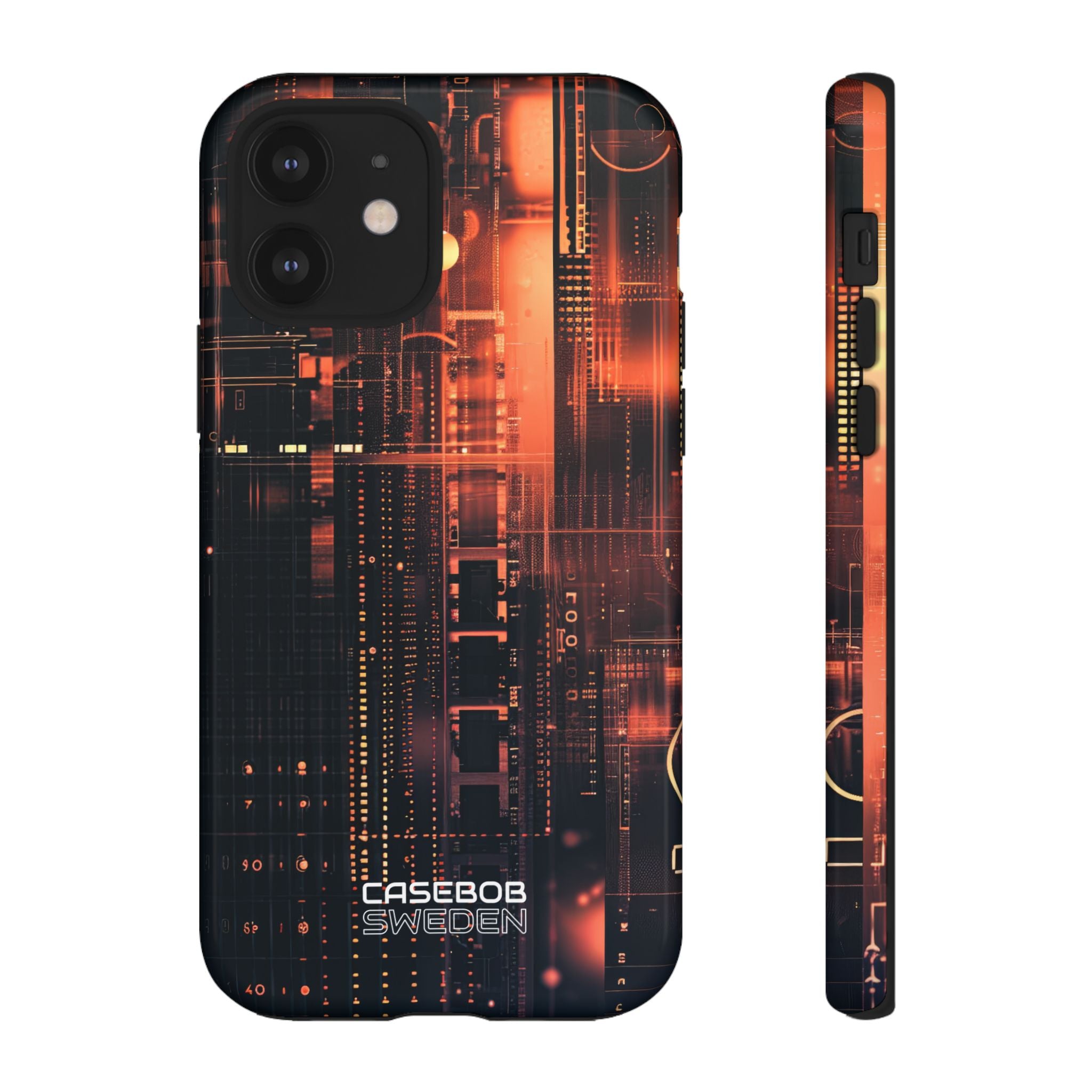 Neon Circuit Dreams iPhone 12 - Tough