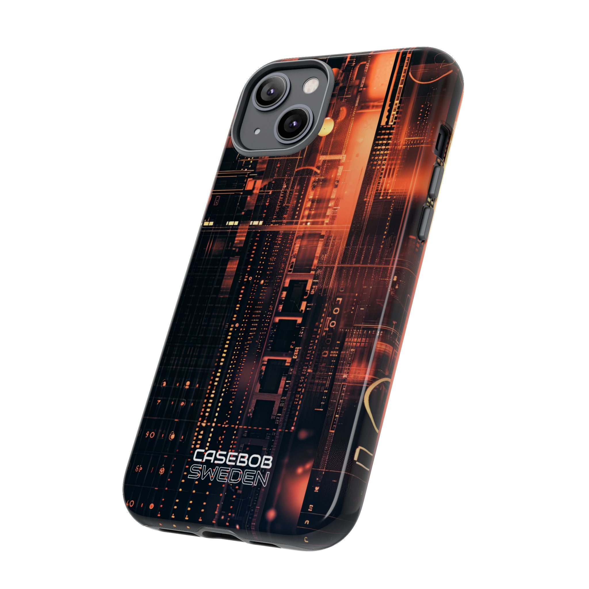 Neon Circuit Dreams iPhone 14 - Tough