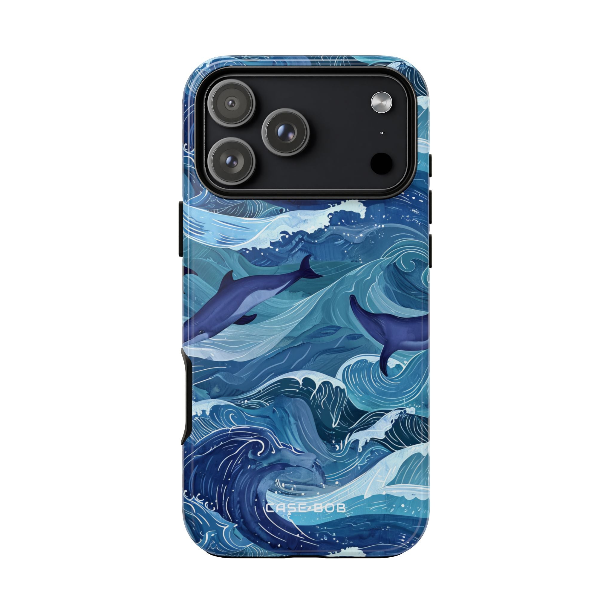 Dolphin Waves iPhone 17 Pro Max Case - Tough
