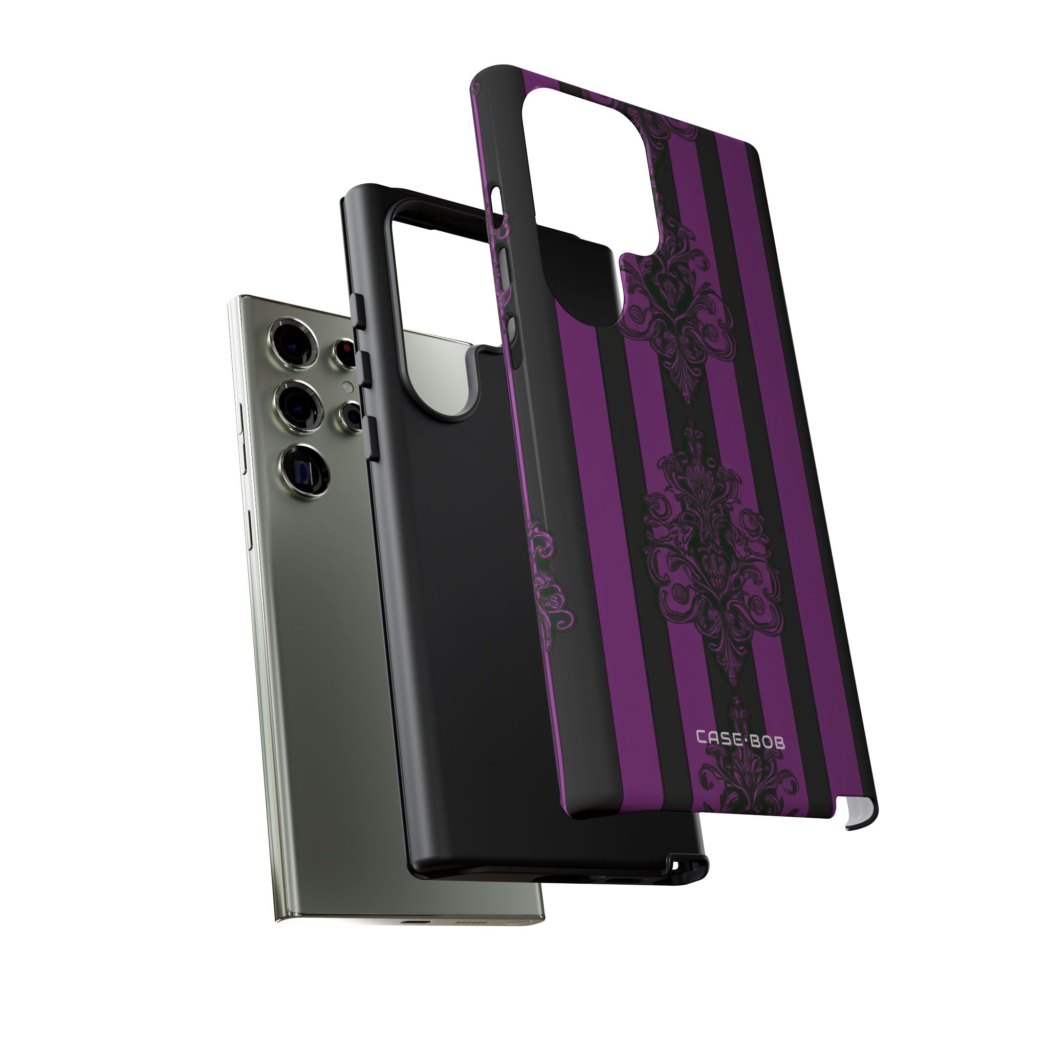 Damask Elegance Purple Samsung S23 Ultra Case - Tough