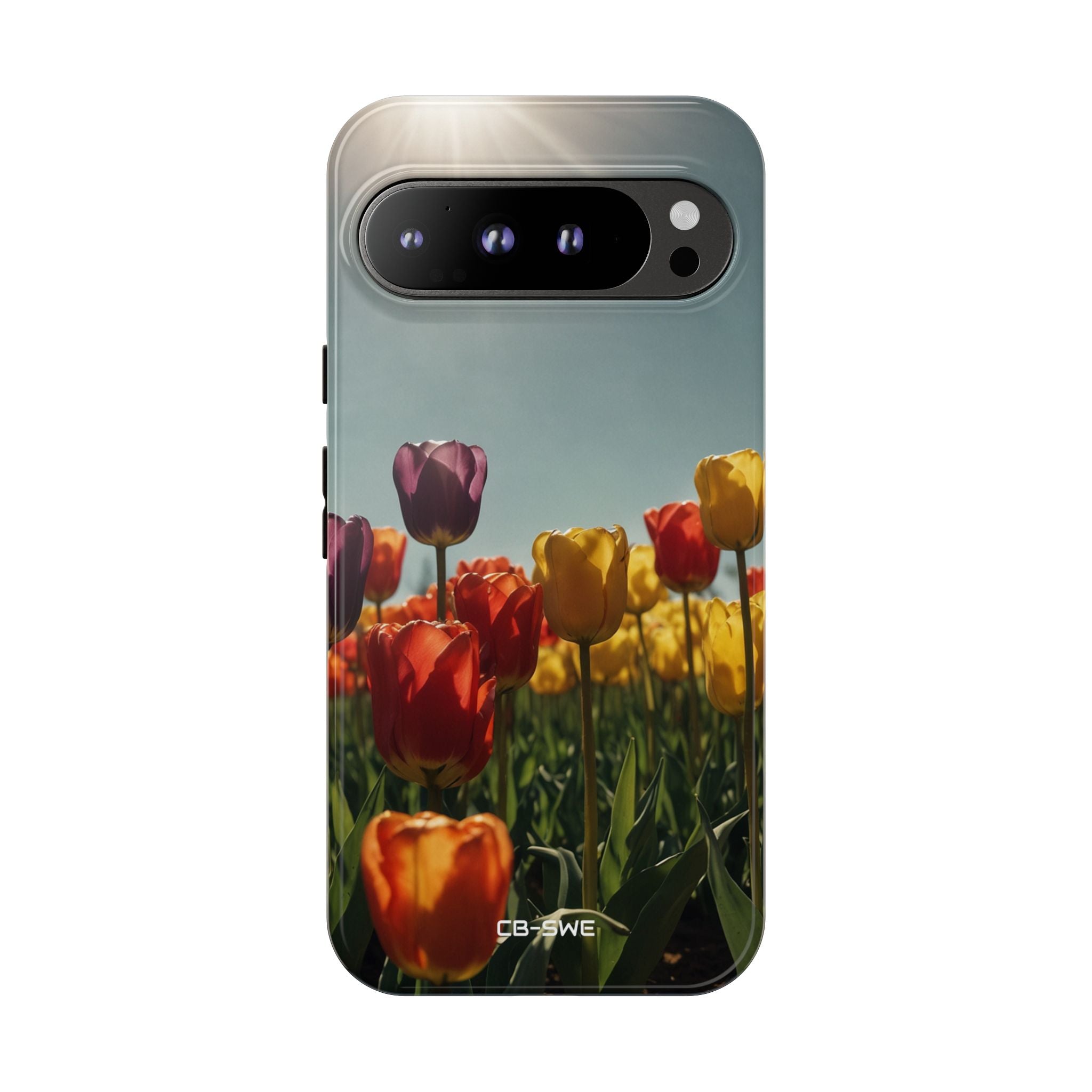 Tulips Embrace Sunlight - Google Pixel Case