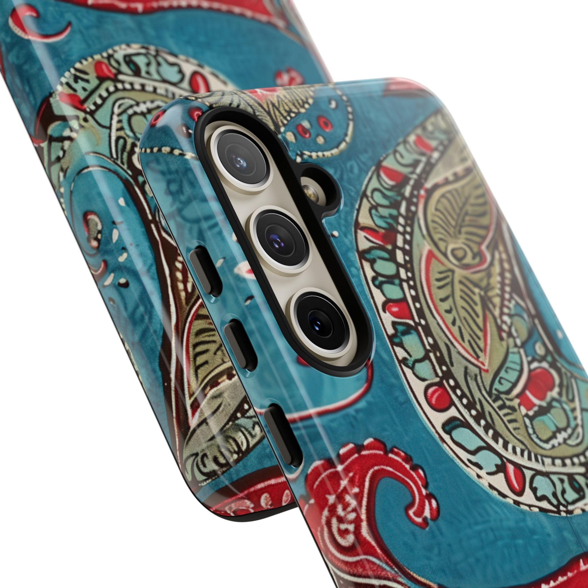 Paisley Floral Fusion Samsung S24 - Tough