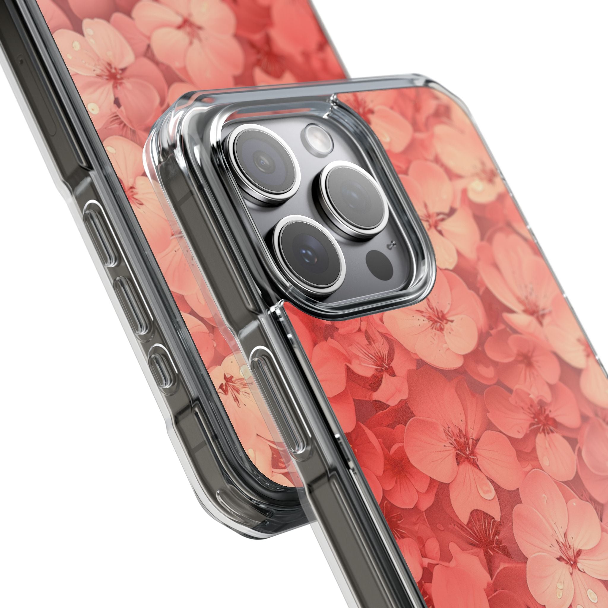 Blush Garden Bloom iPhone 15 - Impact Clear+