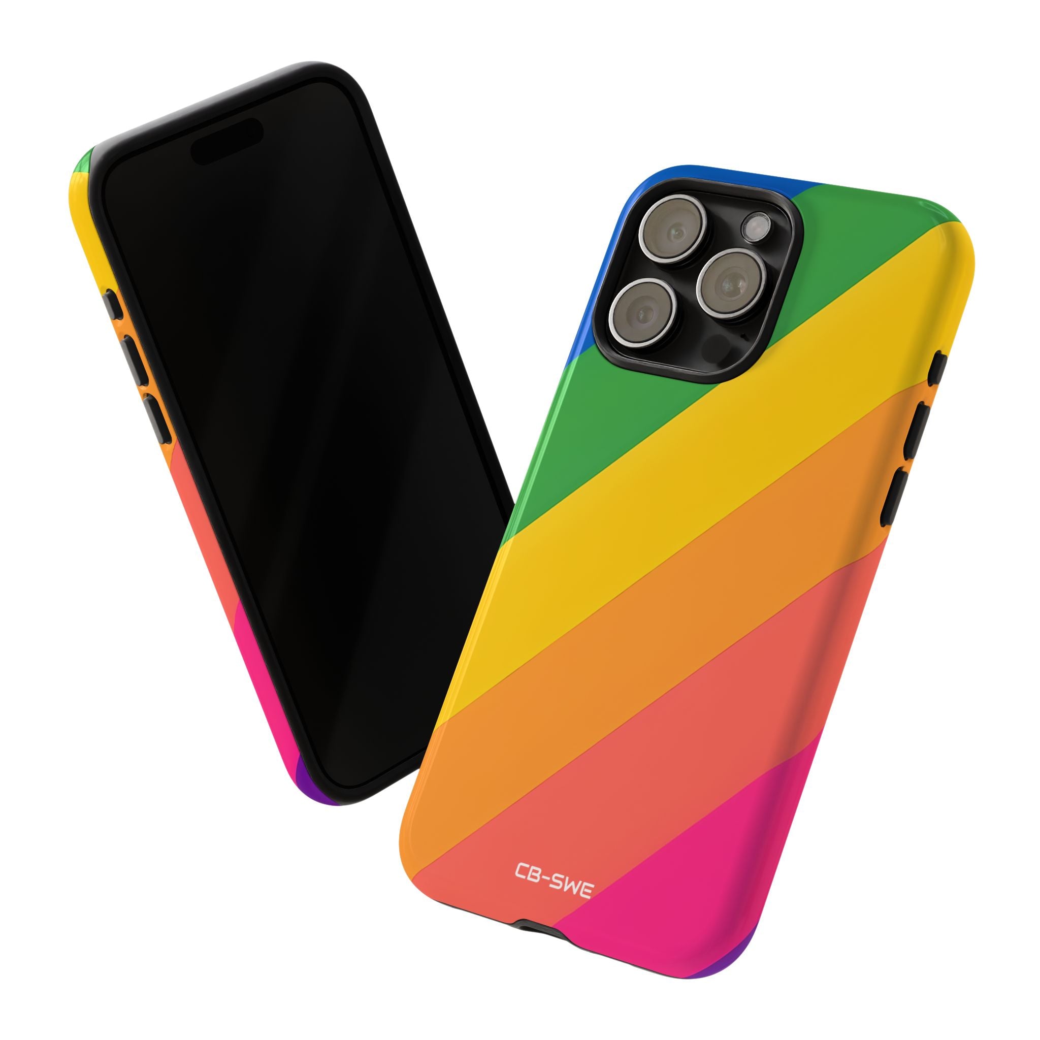 Vibrant Geometric Spectrum - iPhone Case