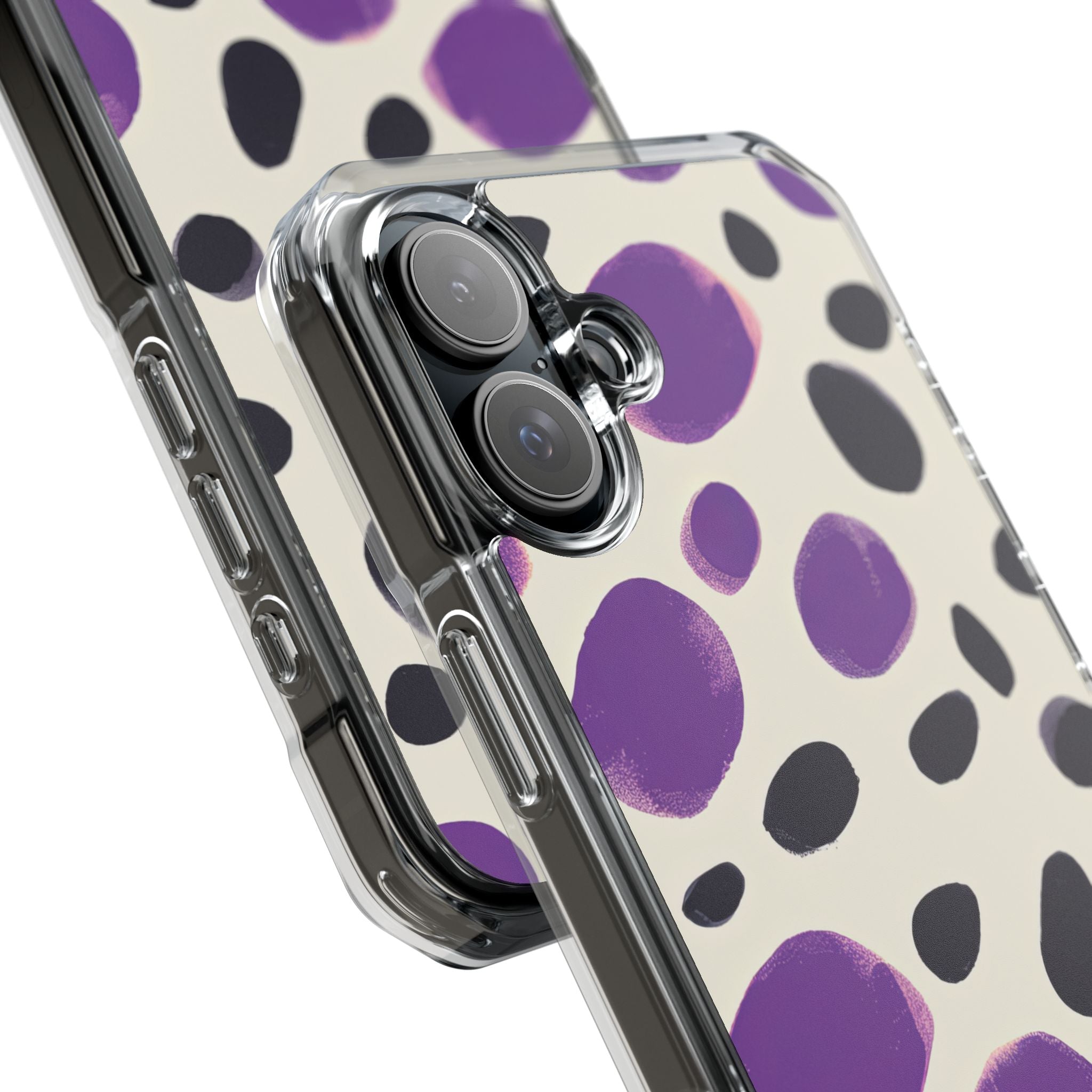Purple Pebble Dance iPhone 16 - Impact Clear+