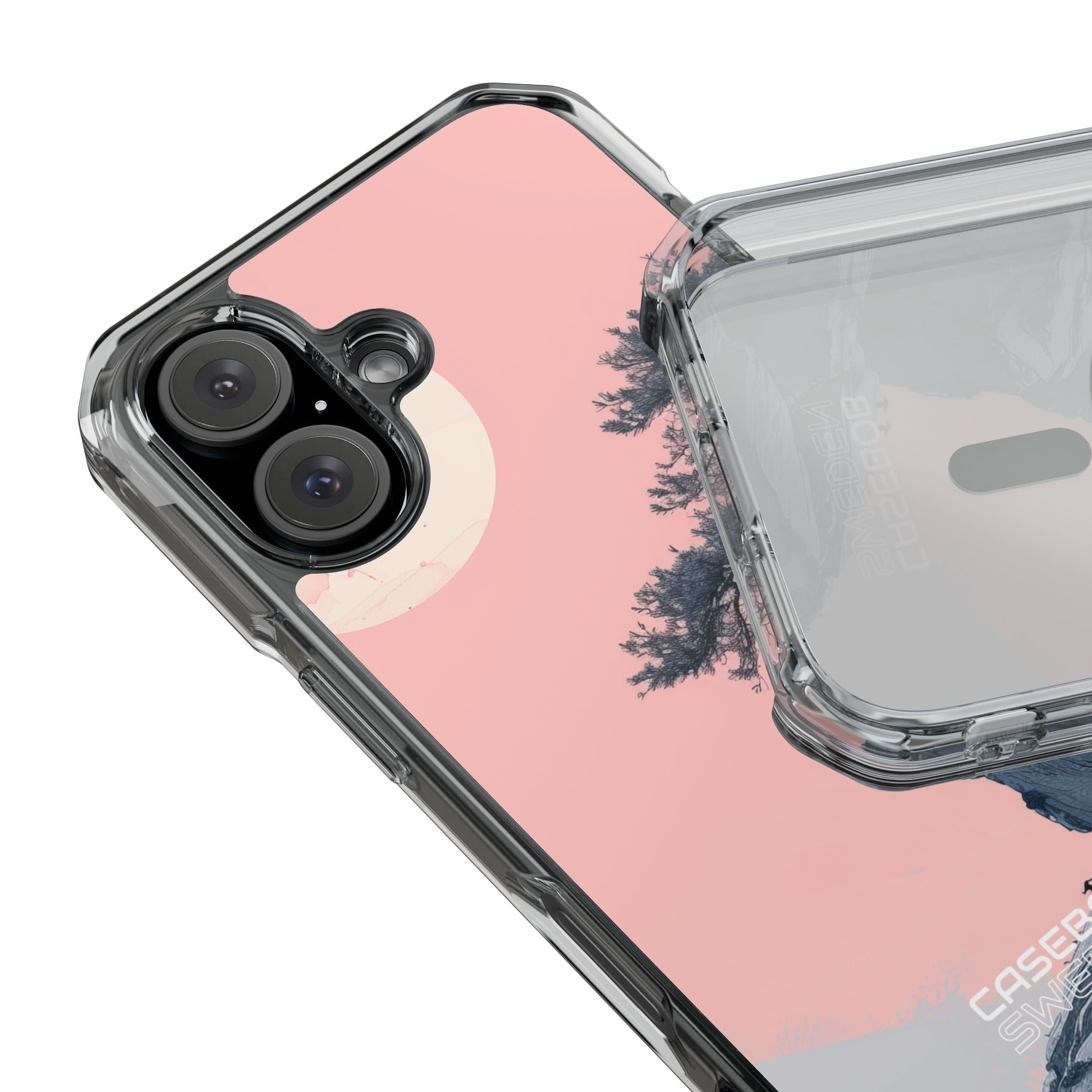Pink Cliff Solitude iPhone 16 - Impact Clear+