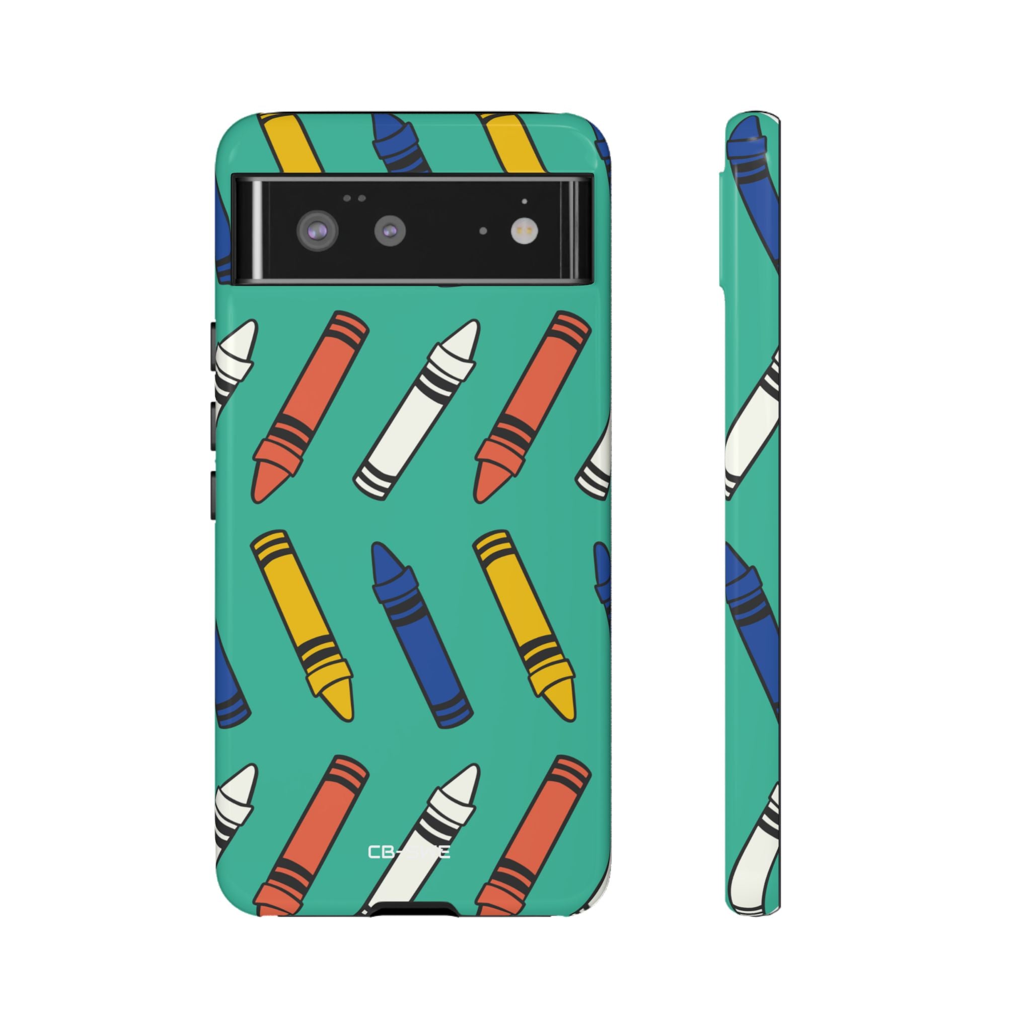 Crayons Dance Playfully - Google Pixel Case