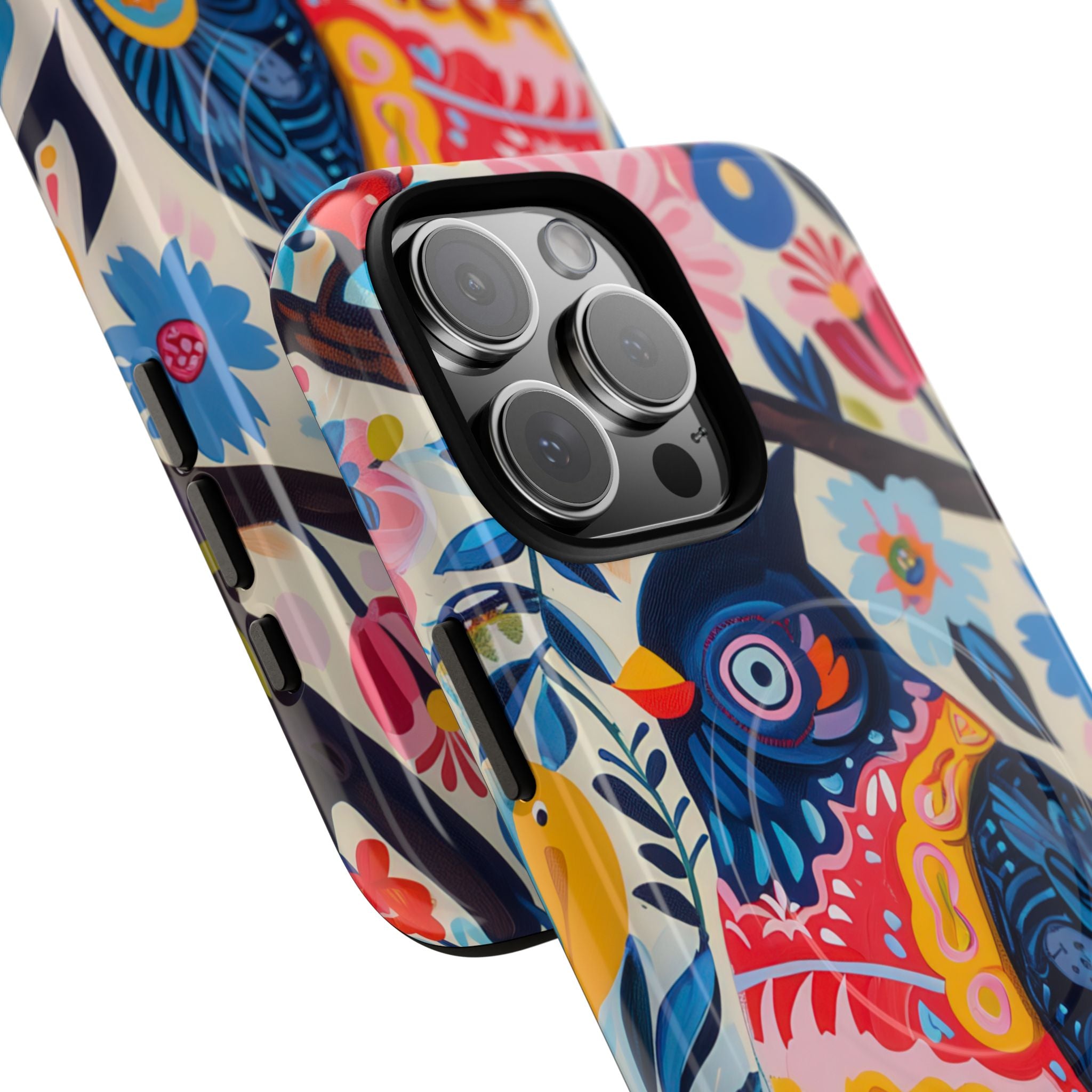 Whimsical Owl Garden iPhone 16 - Tough+