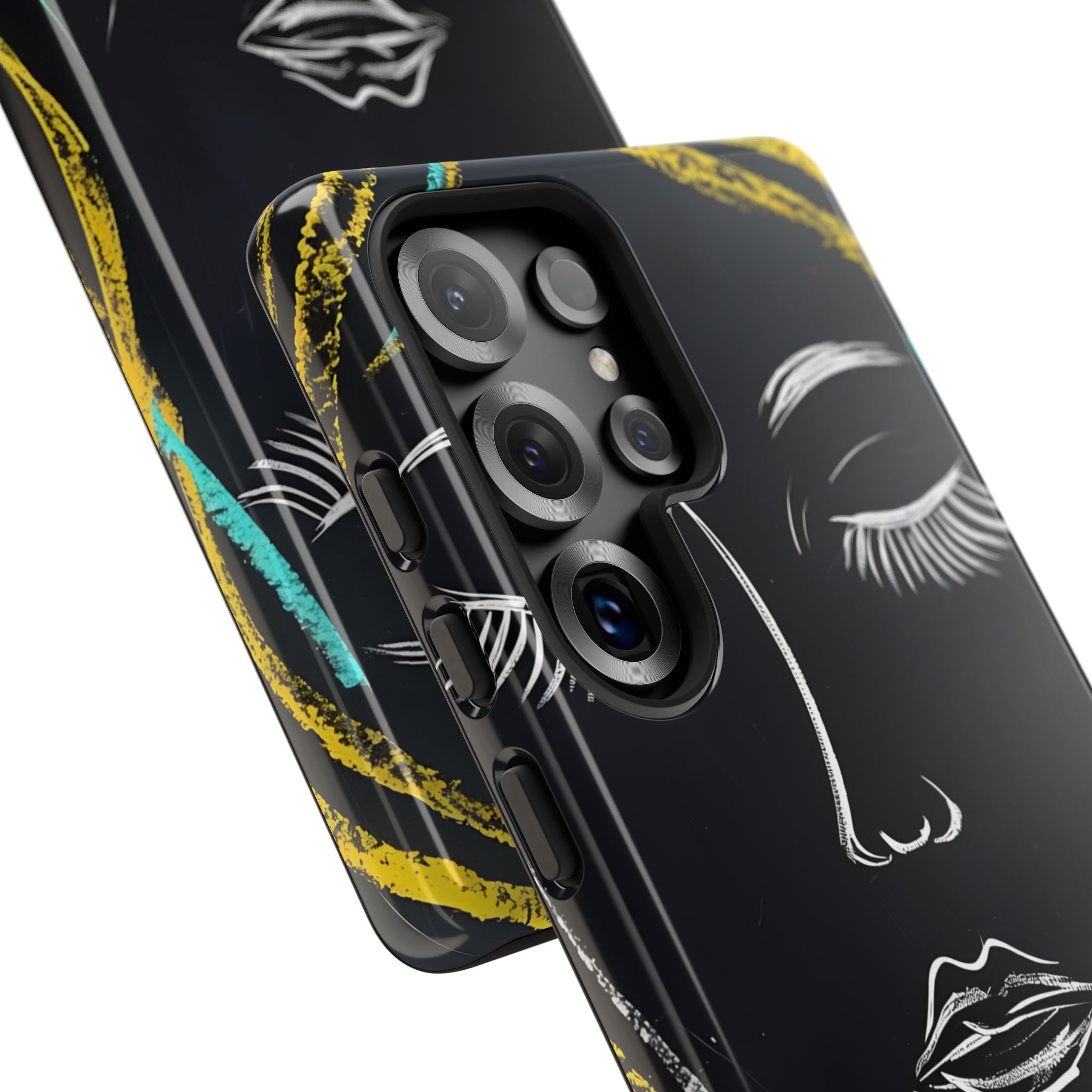 Vivid Minimalist Portrait - Samsung Case