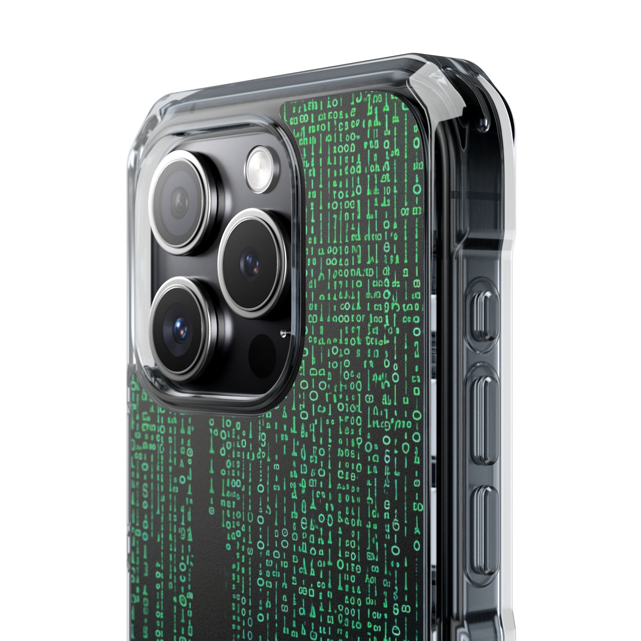 Neon Data Stream iPhone 15 - Impact Clear+