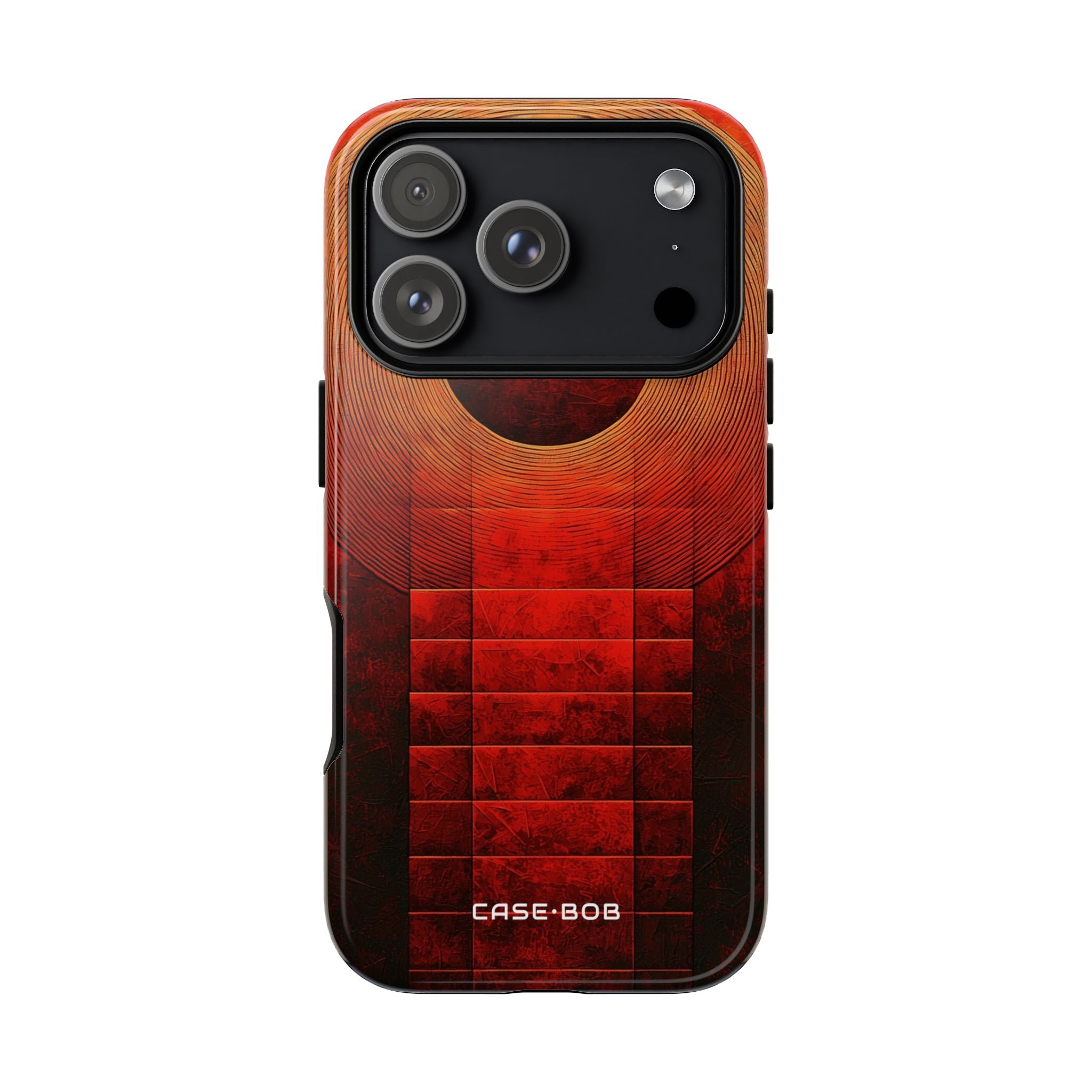 Crimson Orbit iPhone 17 Pro Case - Tough