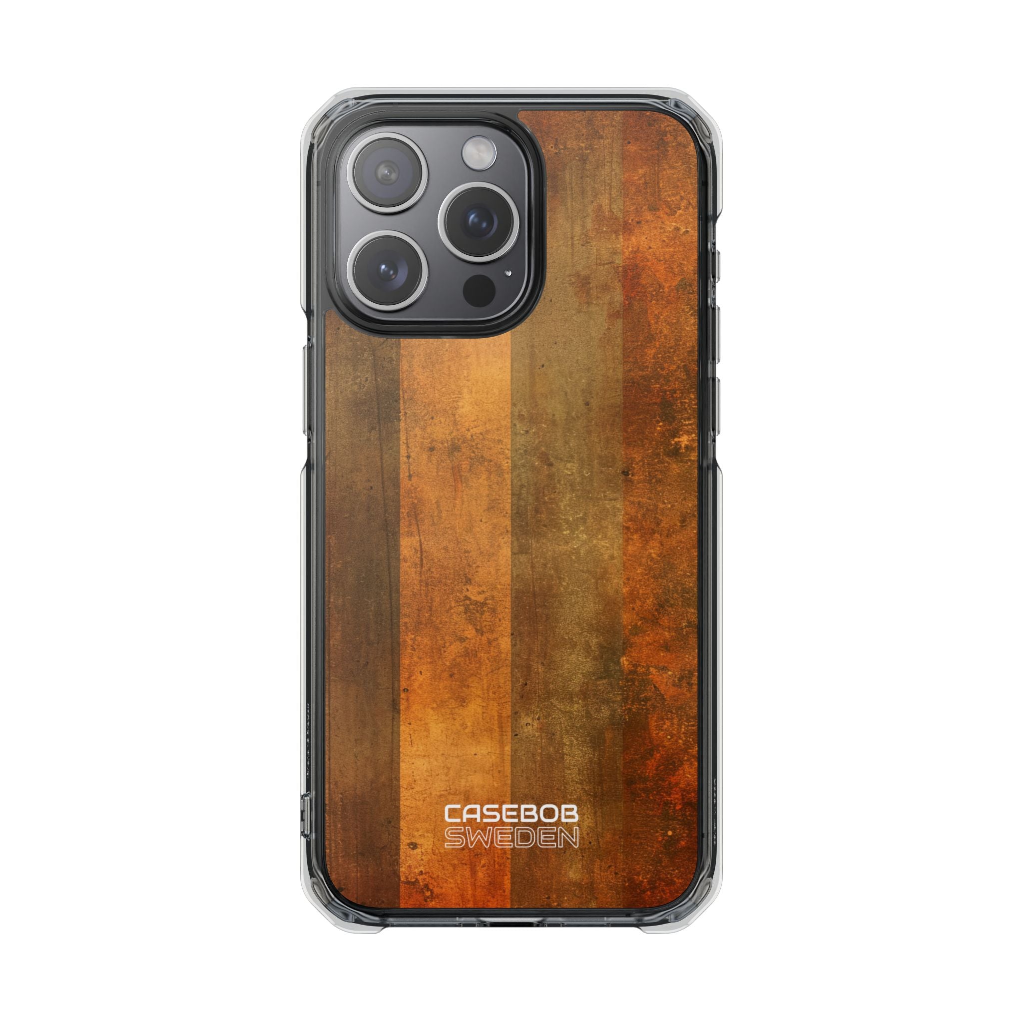 Rustic Striped Texture iPhone 15 - Impact Clear+